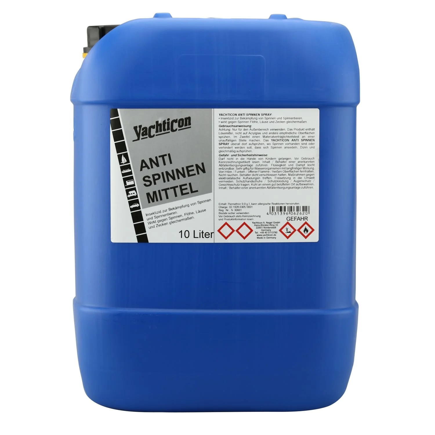 YACHTICON Anti Spinnen Mittel 10 Liter Kanister