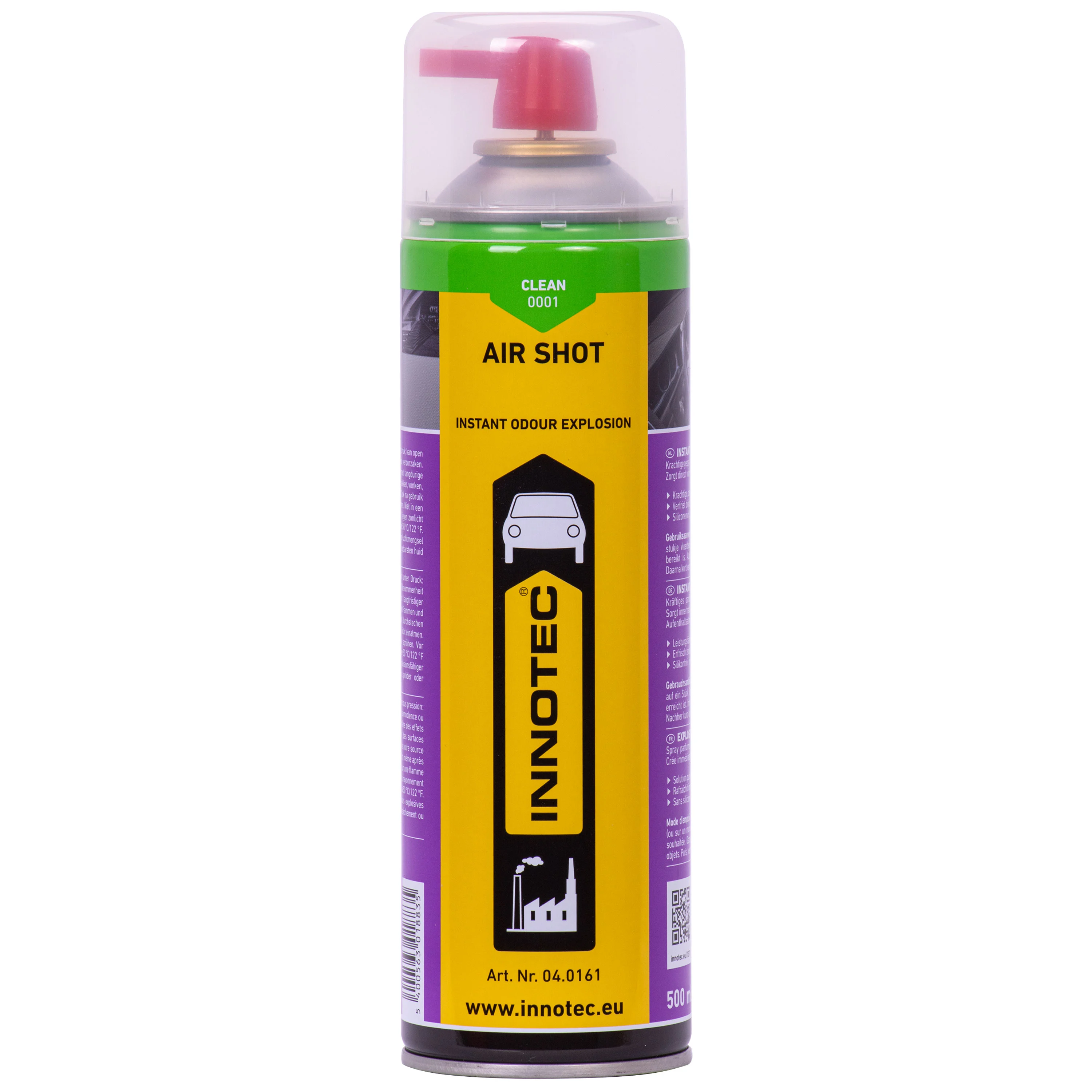 INNOTEC Air Shot Clean 500 ml Duftspray für Raum / Auto 0001 Clean