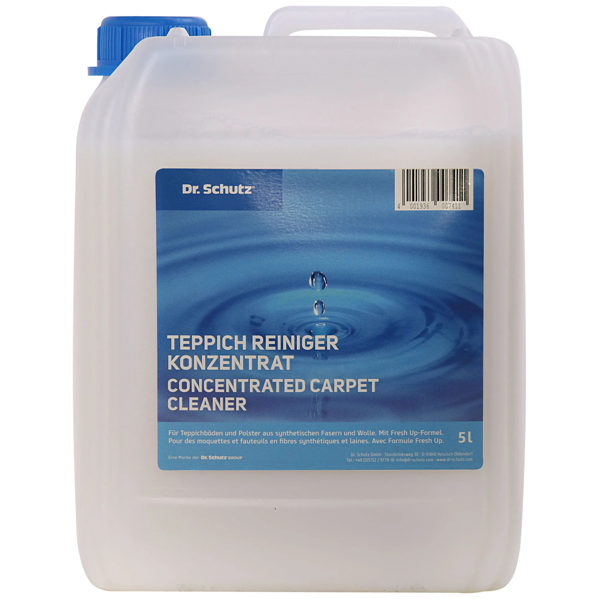 DR. SCHUTZ Teppichreiniger 5 Liter Konzentrat reicht für ca. 350 m²