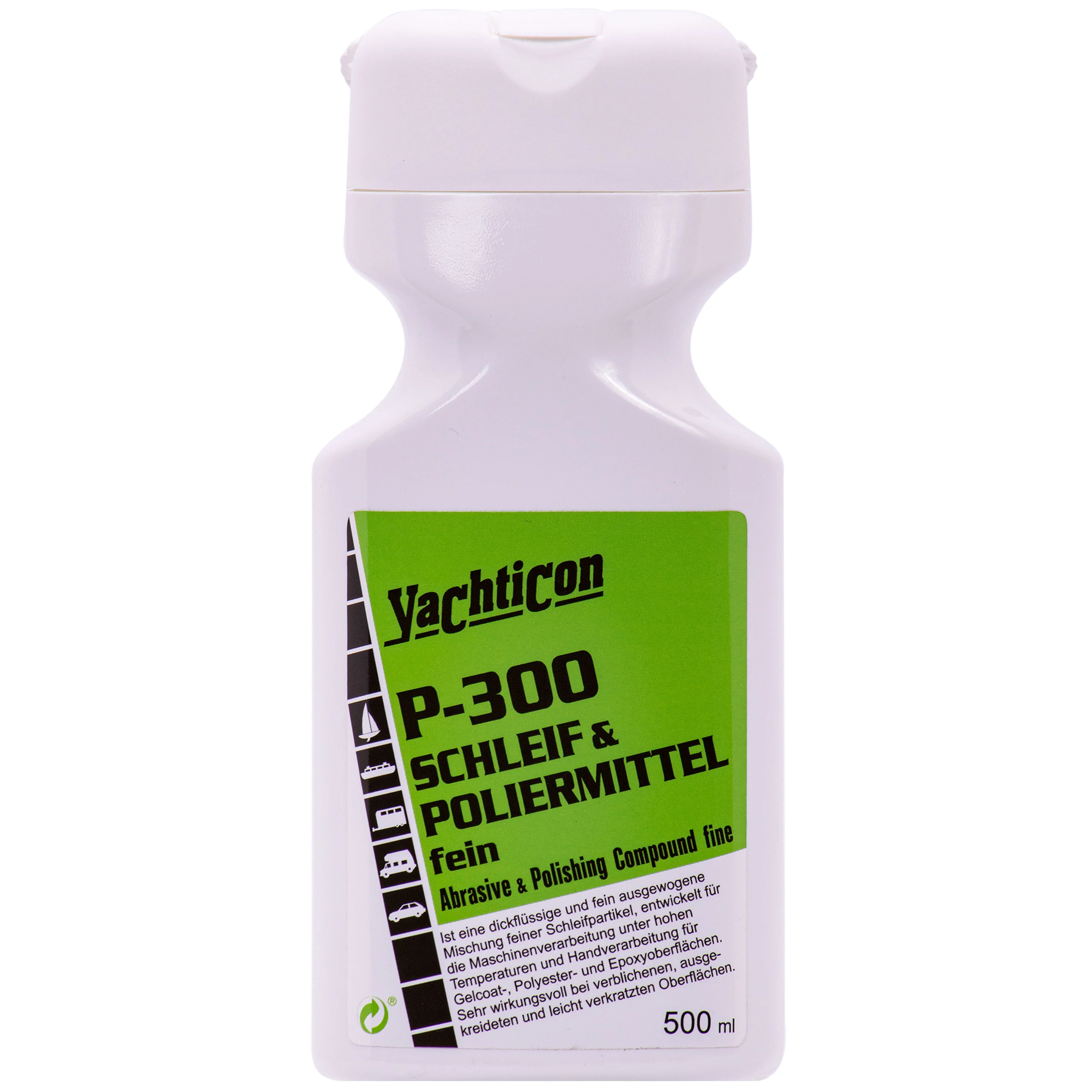 YACHTICON P-300 Schleif & Poliermittel fein 500 ml