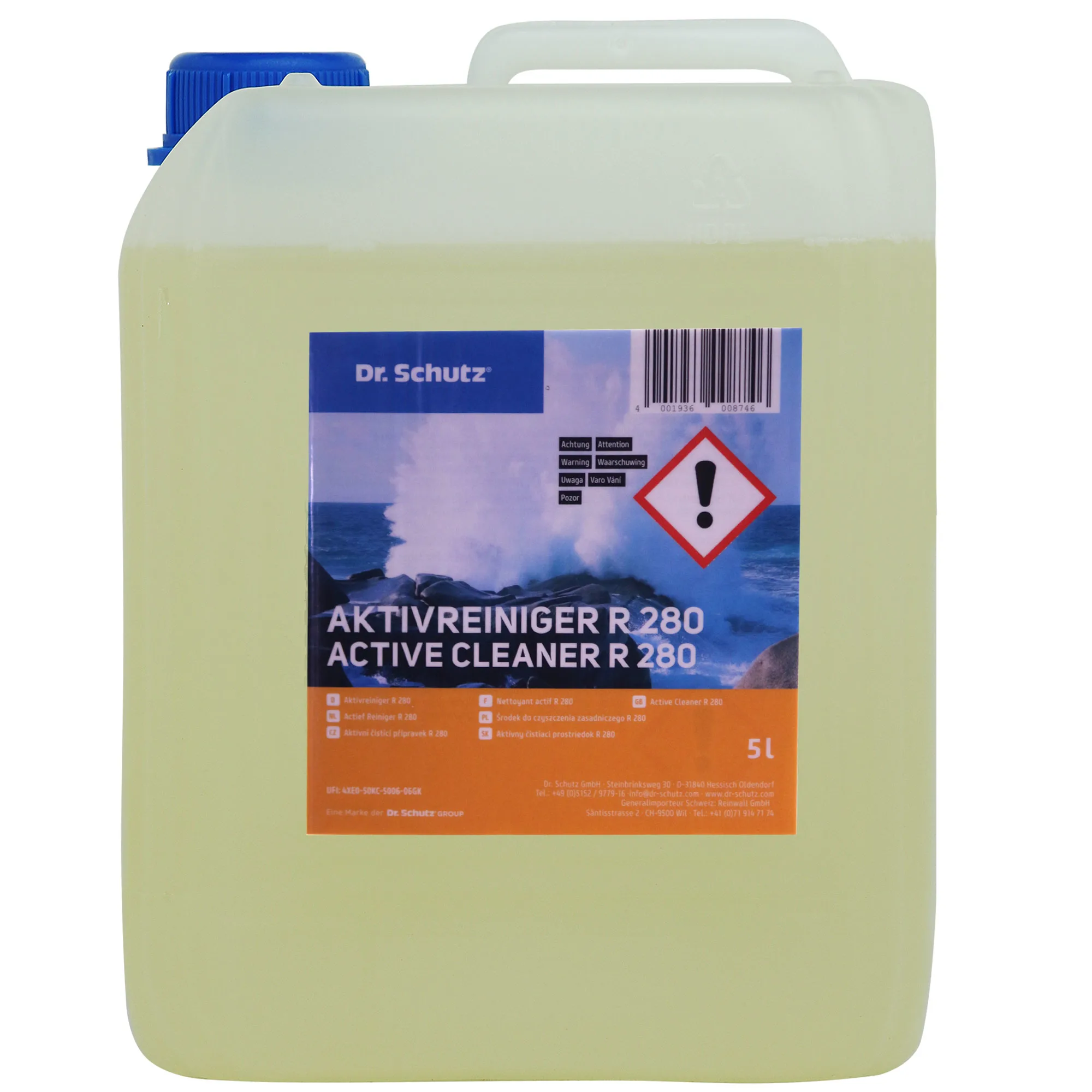 DR. SCHUTZ Aktivreiniger R 280 5 Liter für 250 m²