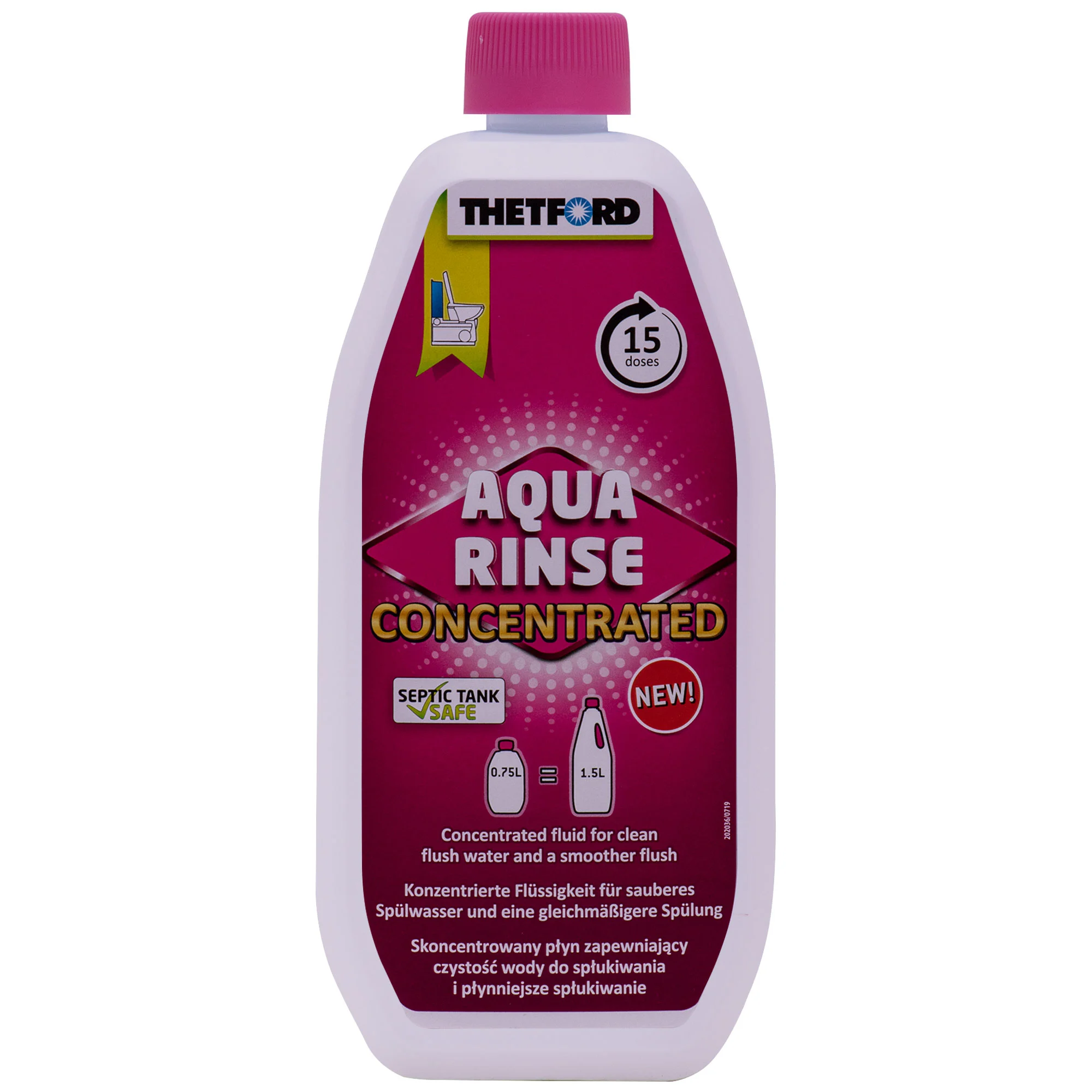 RV Toilet Chemicals, RV Toilet Rinse, 0.75 Liter, Portable Toilet Chemicals, Toilet Rinse