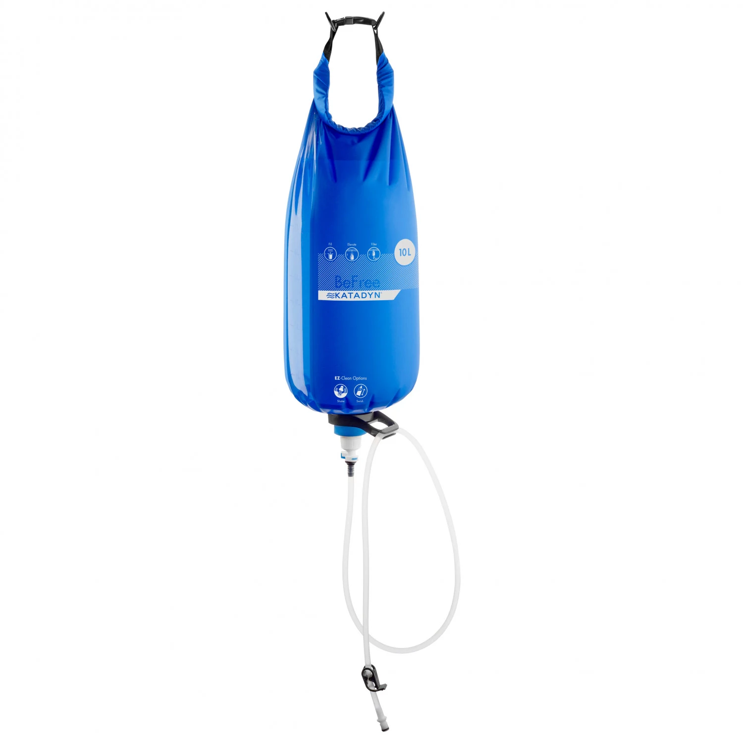 KATADYN BeFree Wasserfilter 10.0 Liter Gravity mit Trägergurt blau