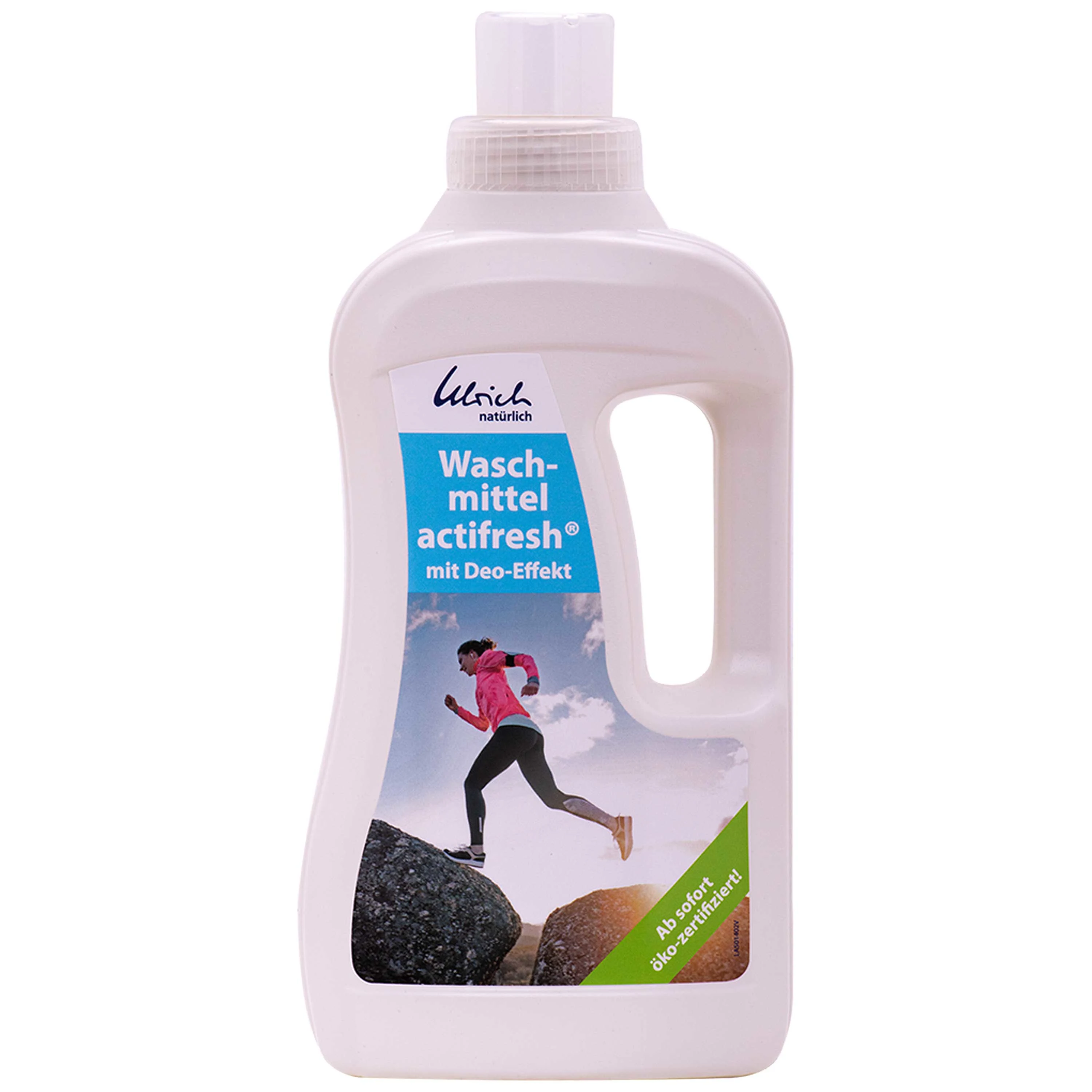Laundry Detergent, Natural Laundry Detergent, 1 Liter Actifresh with Deodorizing Effect, vegan certified