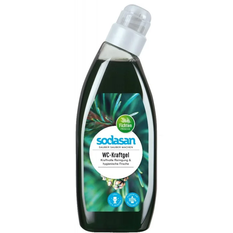 SODASAN WC Reiniger Kraftgel 6 x 750 ml in der Schräghalsflasche