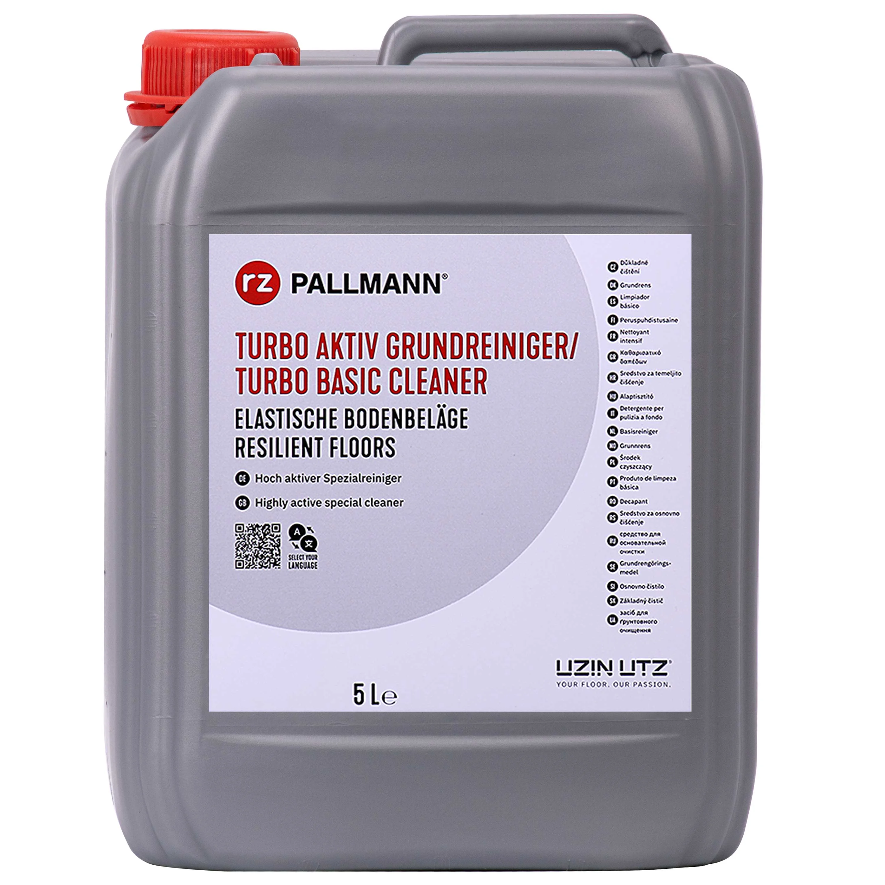 RZ Turbo Aktiv Grundreiniger 5 Liter für elastische Böden