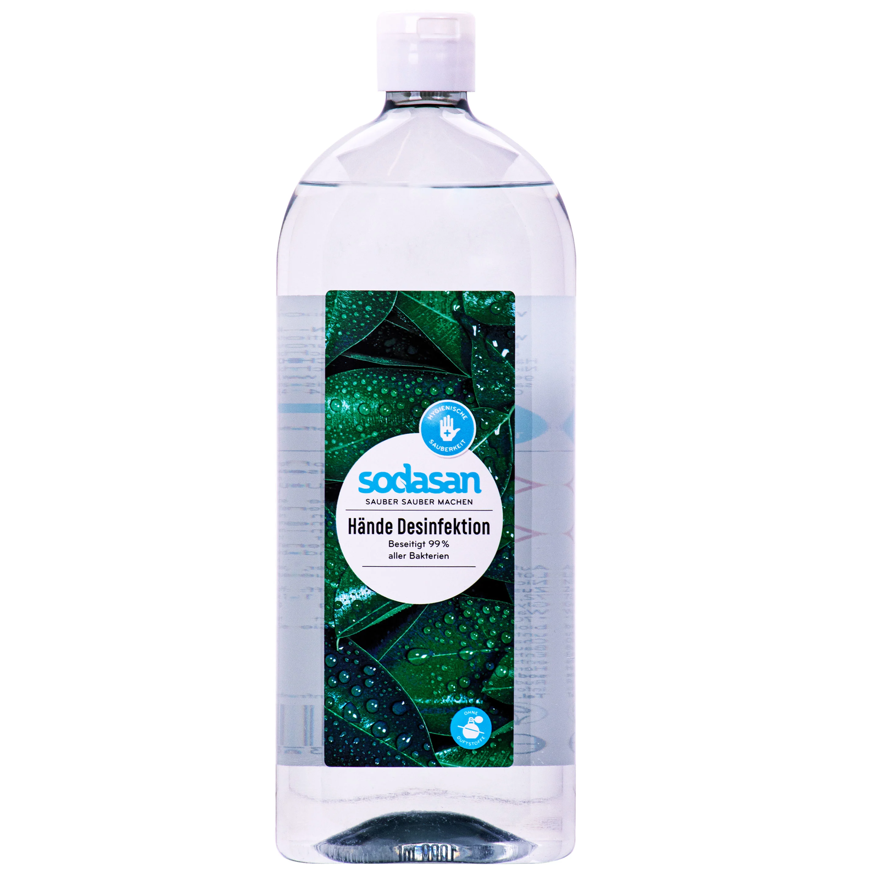 SODASAN Händedesinfektion 1 Liter Nachfüllflasche PET-Flasche