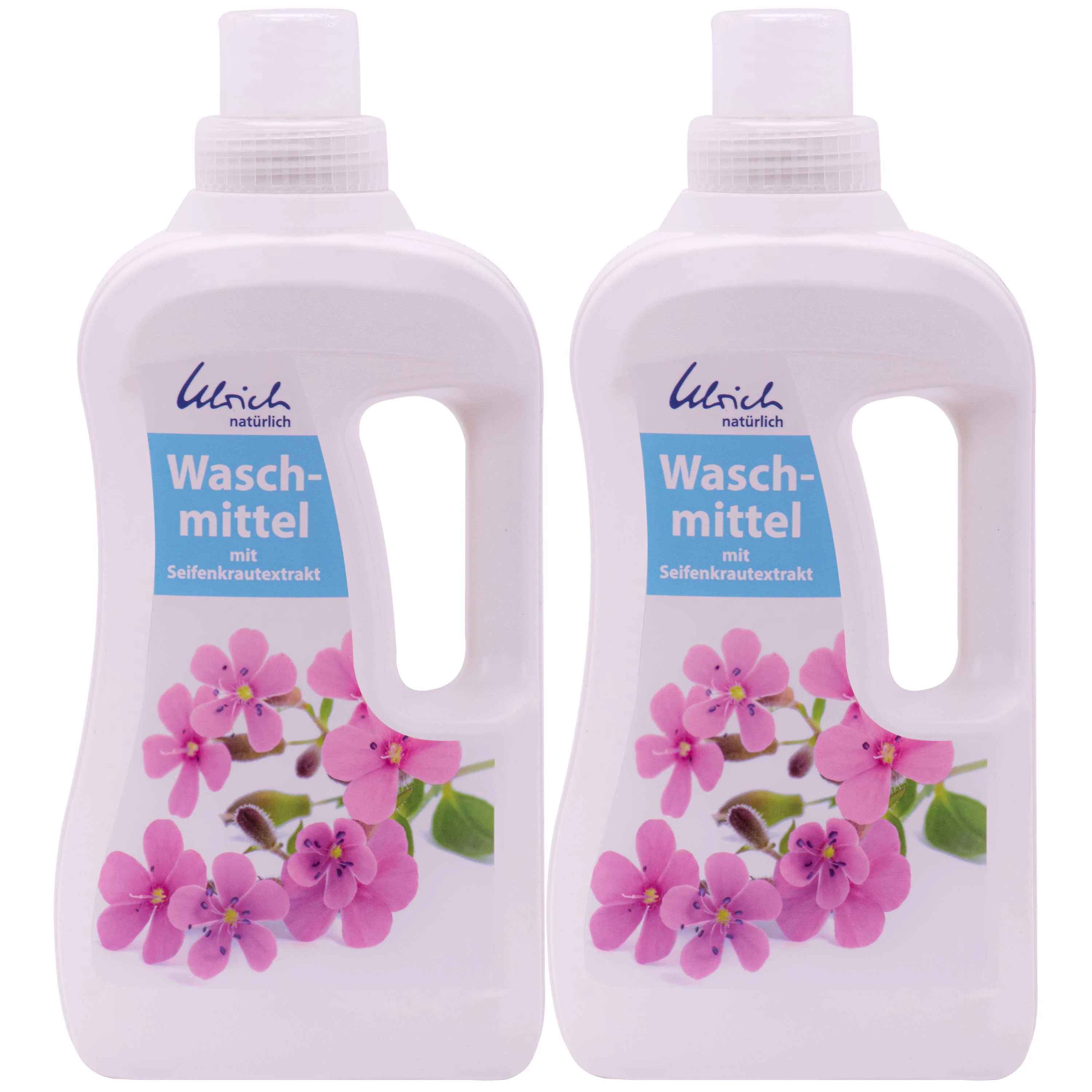 ULRICH natürlich Waschmittel mit Seifenkrautextralt 2 x 1 Liter flüssig