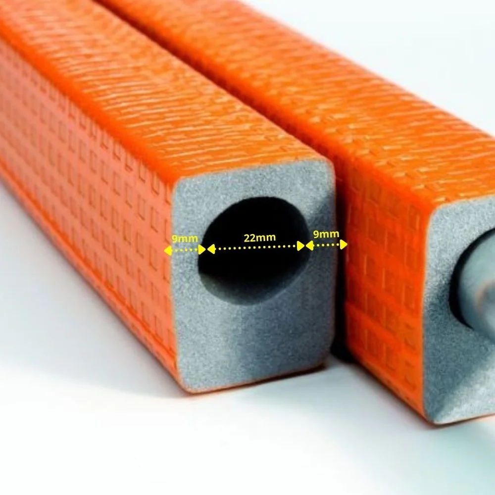 "22mm pipe insulation, Compact Pipe Insulation, 1m Ø 22 mm 9 mm Dämmung image"