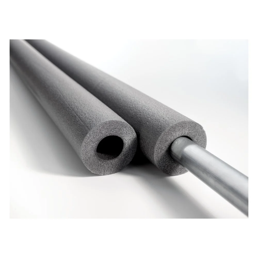 Rohrisolierung 22mm, Isolierschlauch, Rohrdämmung 9mm, grau