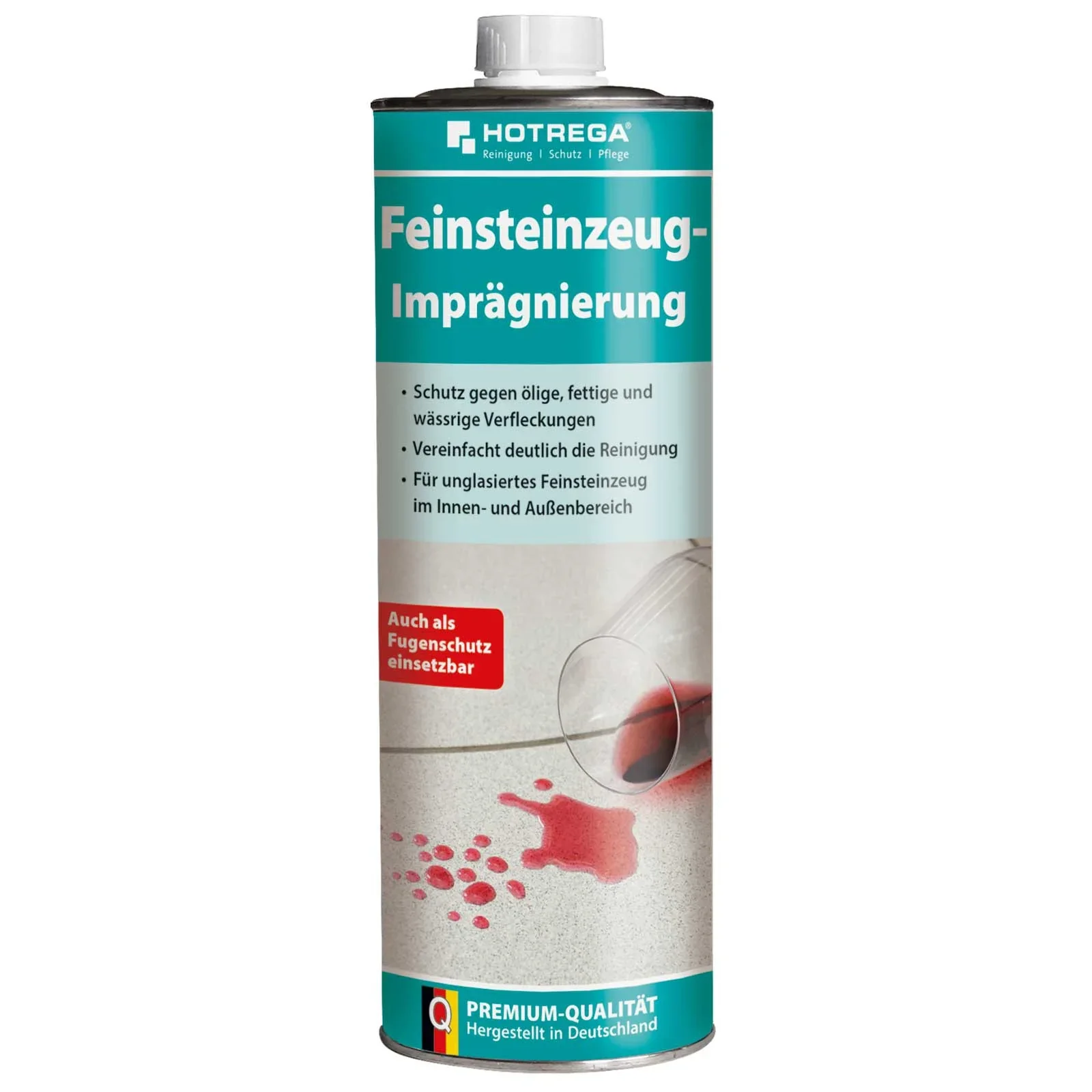 "HOTREGA Feinsteinzeug Imprägnierung 1 Liter Dose image"