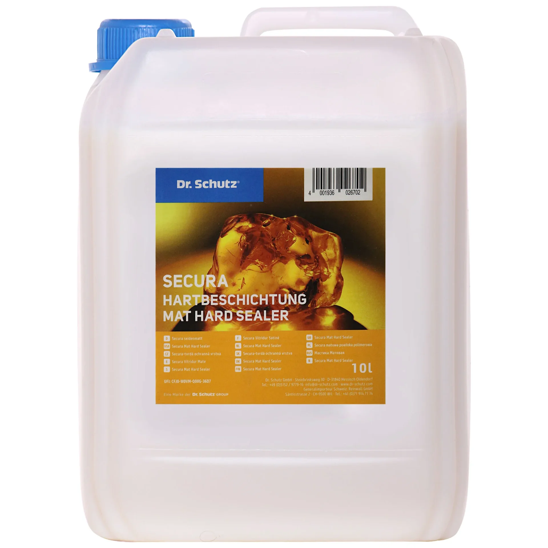 "DR. SCHUTZ Secura Hartversiegelung seidenmatt 10 Liter für ca. 200 m² image"