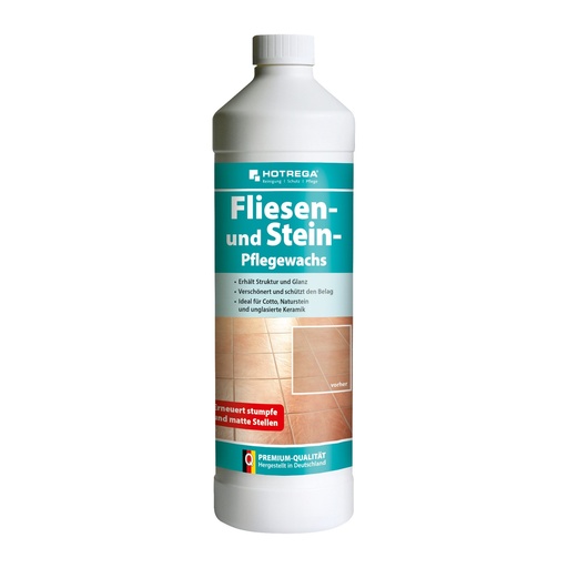 "HOTREGA Fliesen und Stein Pflegewachs 1 Liter Konzentrat image"