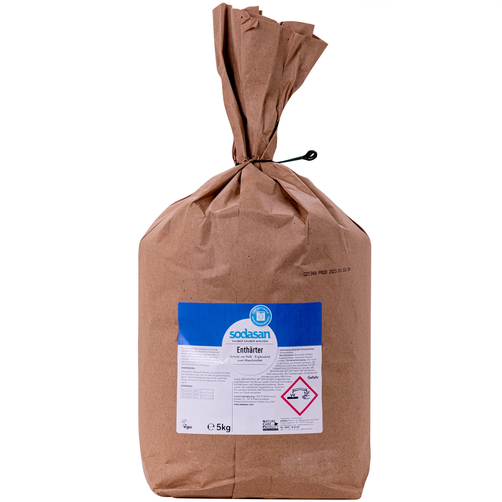 SODASAN Enthärter 5kg Papiersack