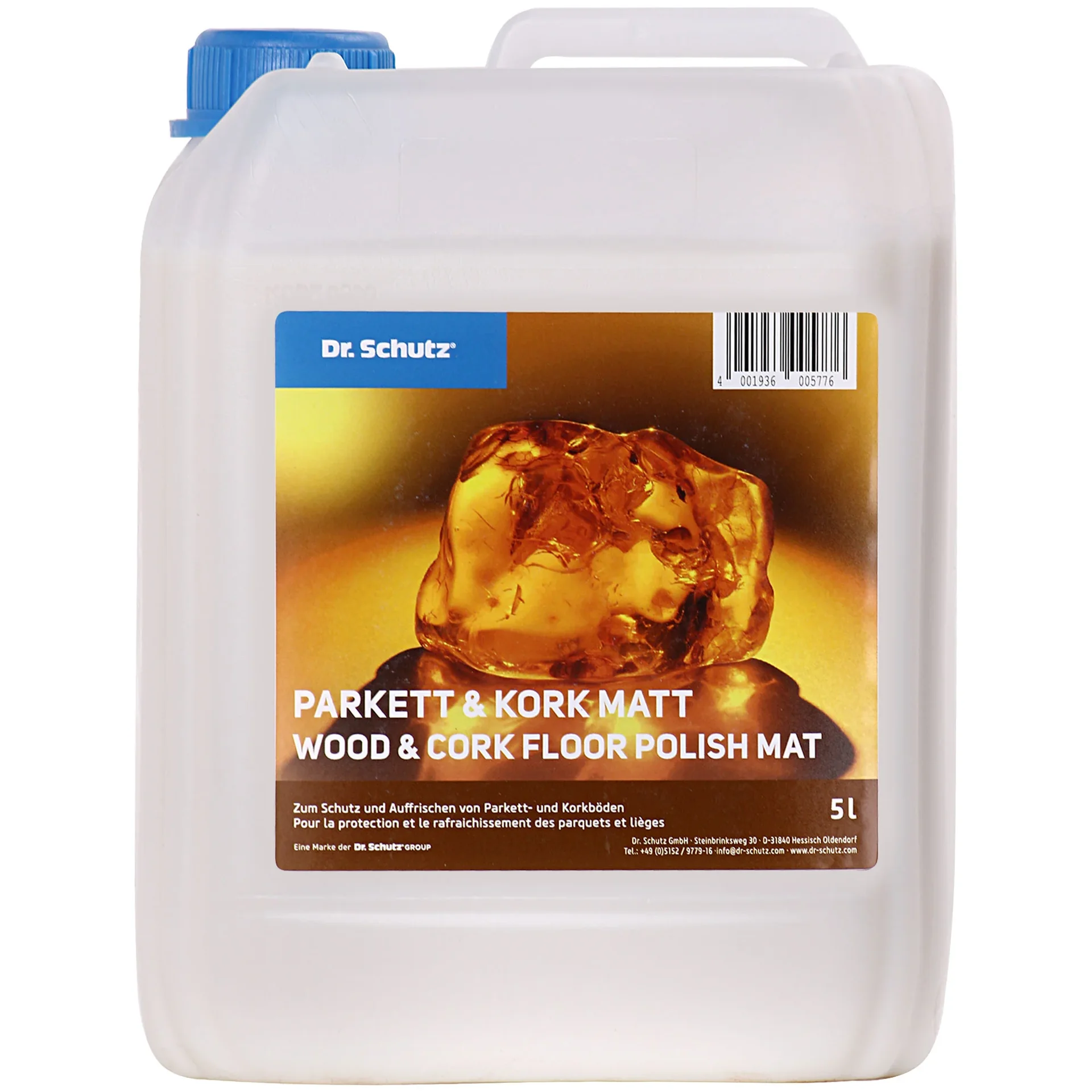 "DR. SCHUTZ Parkett & Kork Matt 5 Liter reicht für ca. 200m² image"