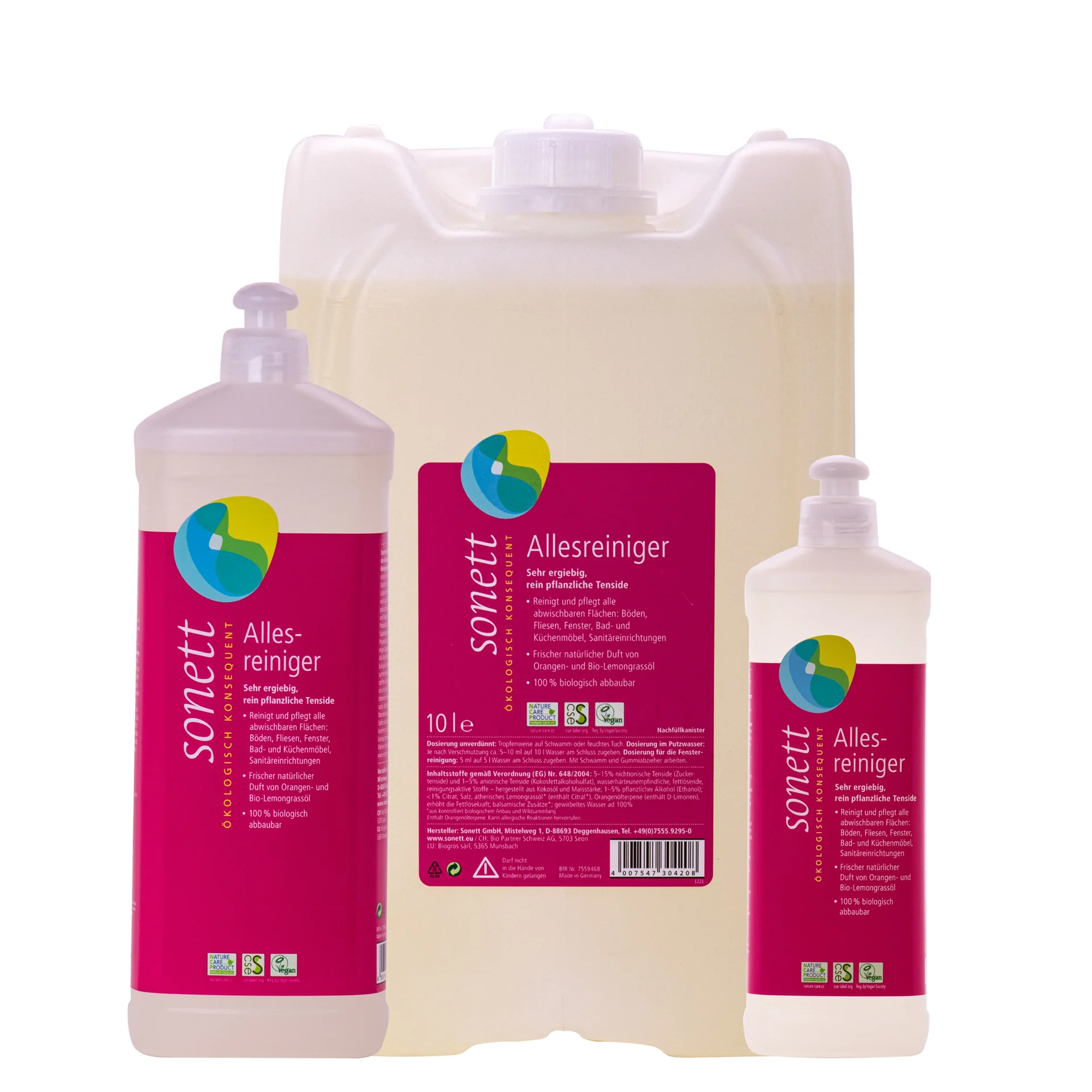 "SONETT Allesreiniger in verschiedenen Größengebinden image"