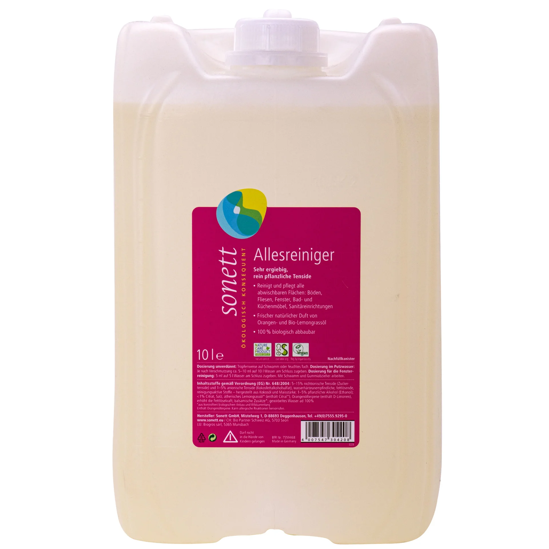 "SONETT Allesreiniger 10 Liter image"