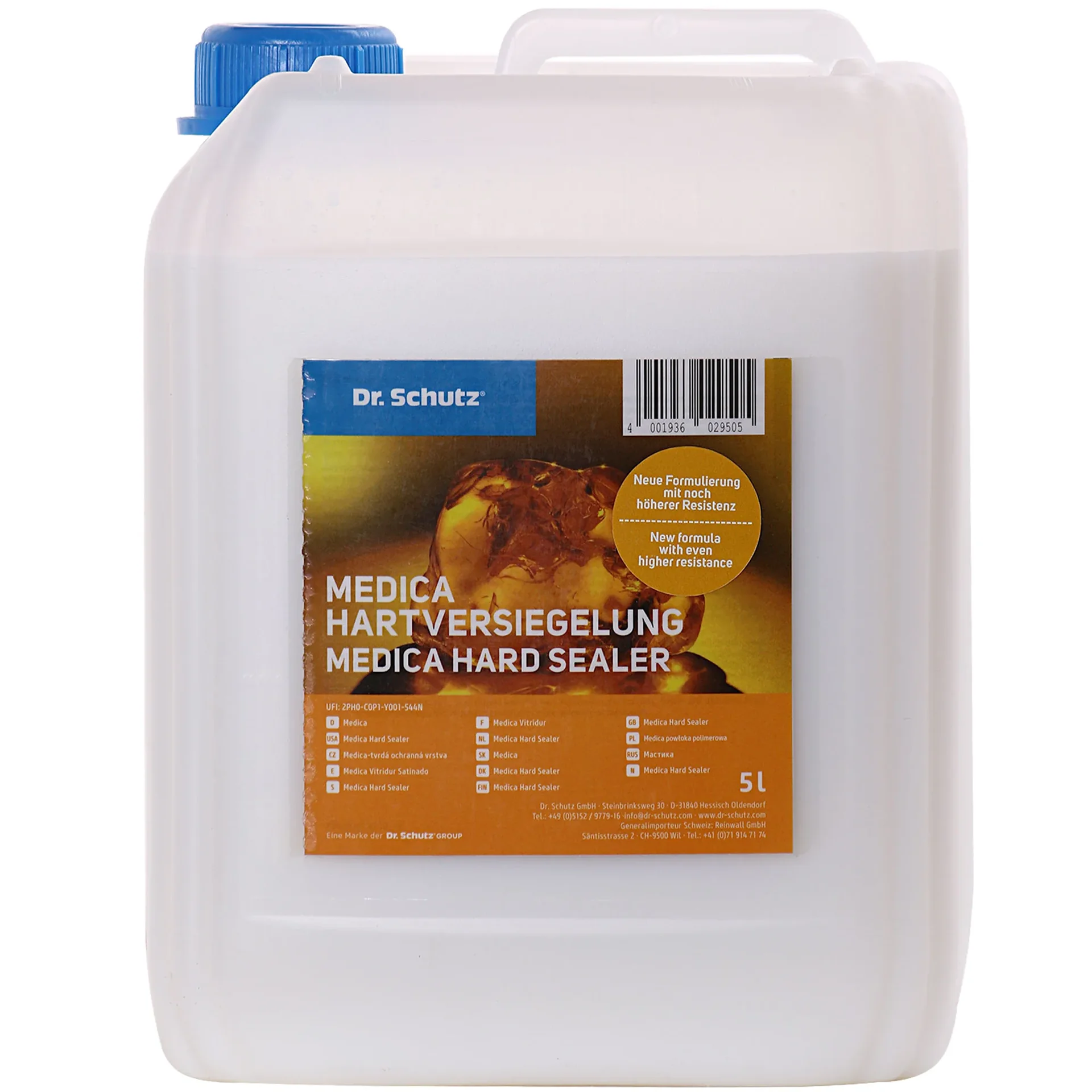 "DR. SCHUTZ Medica Hartversiegelung seidenglanz 5 Liter für ca. 100 m² image"