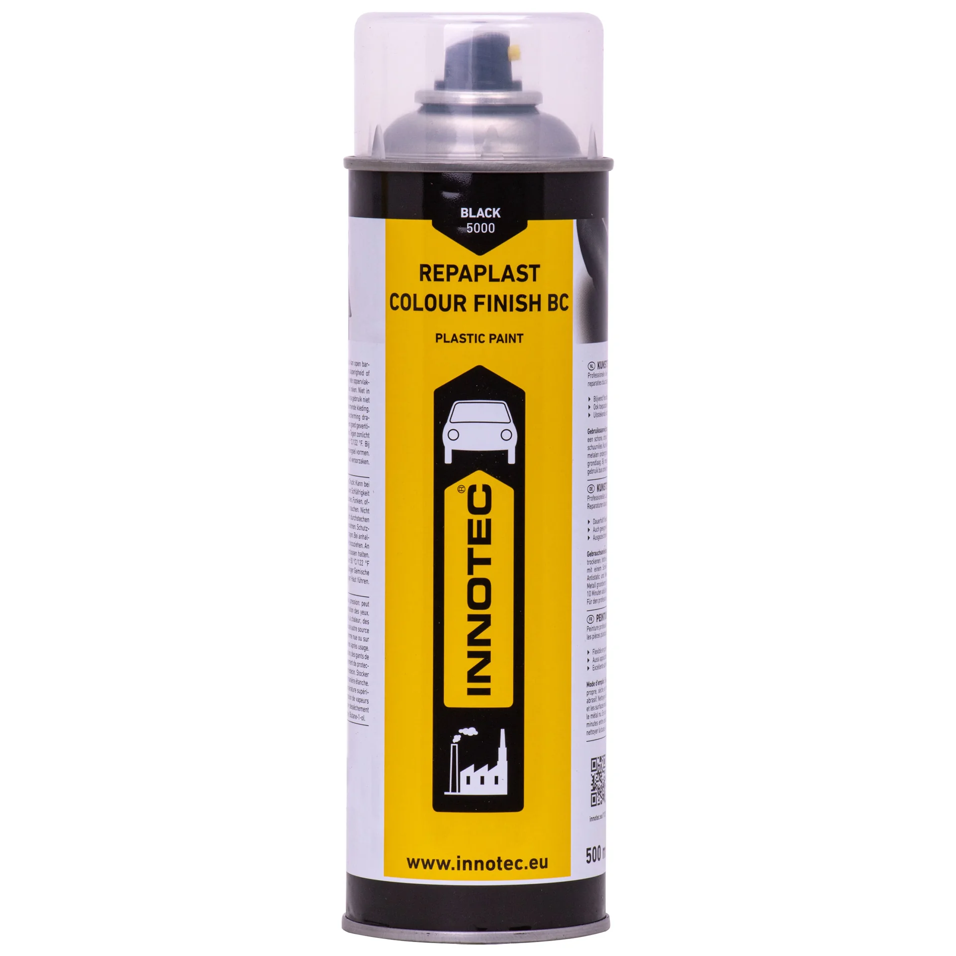 "INNOTEC Repaplast Colour Finish BC 500ml schwarz image"