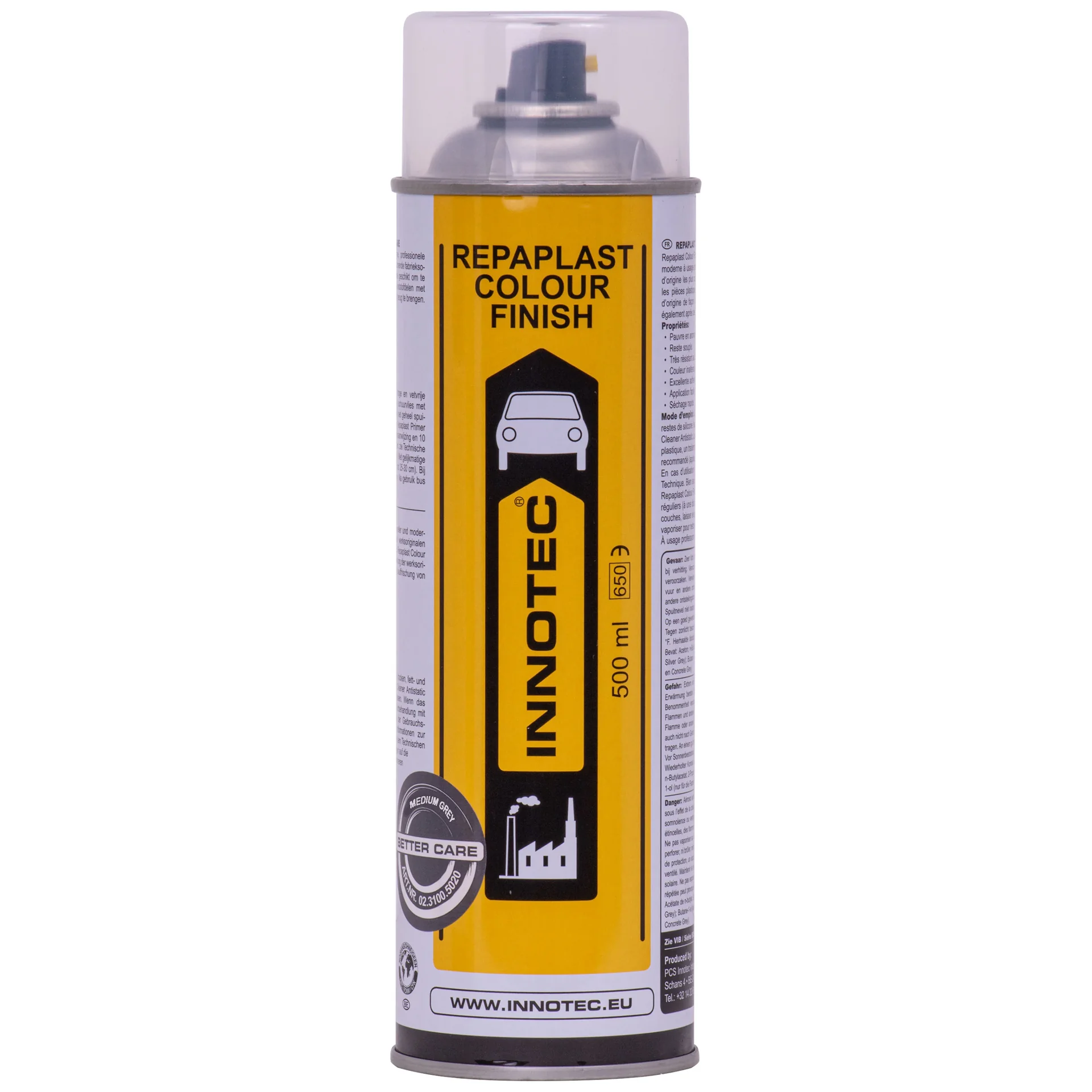 "INNOTEC Repaplast Colour Finish BC 500ml mittelgrau image"