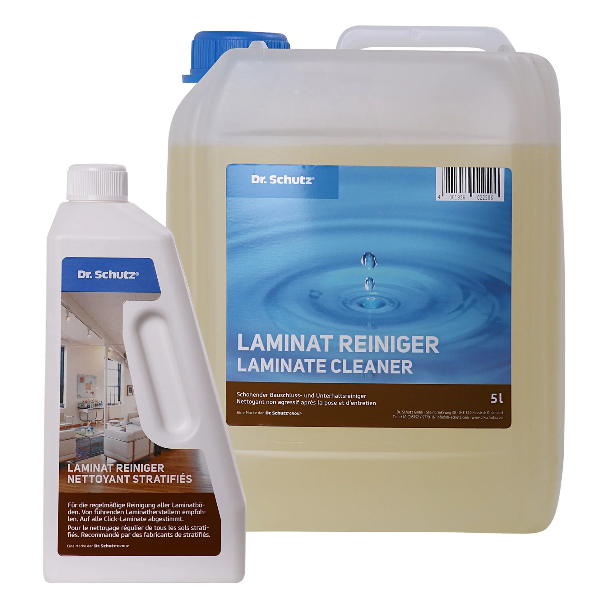 "DR. SCHUTZ Laminat Reiniger Neutralreiniger in verschiedenen Größengebinde image"