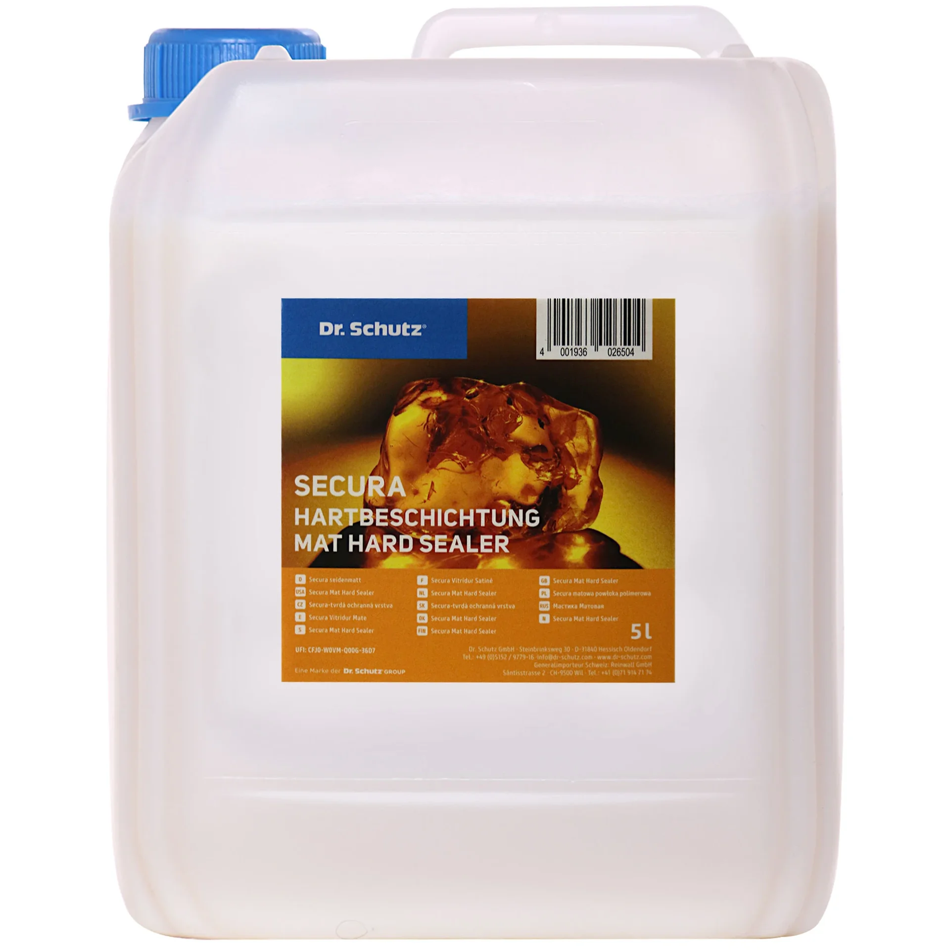 "DR. SCHUTZ Secura Hartversiegelung seidenmatt 5 Liter für ca. 100 m² image"