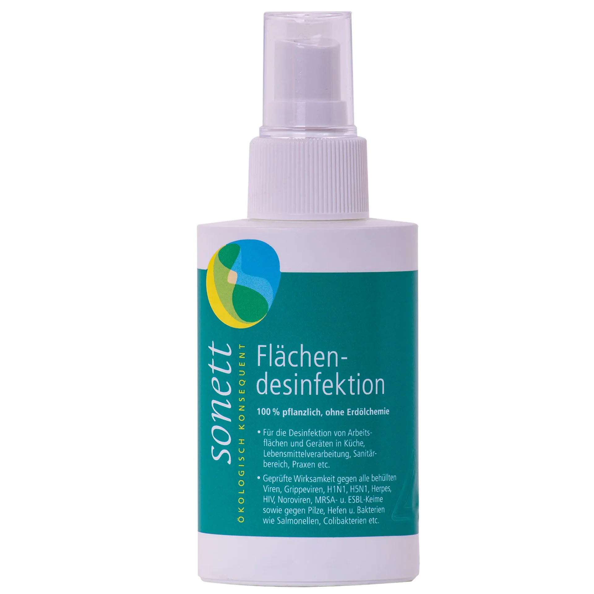 "SONETT Flächendesinfektion 100ml Zerstäuberflasche DVG gelistet image"