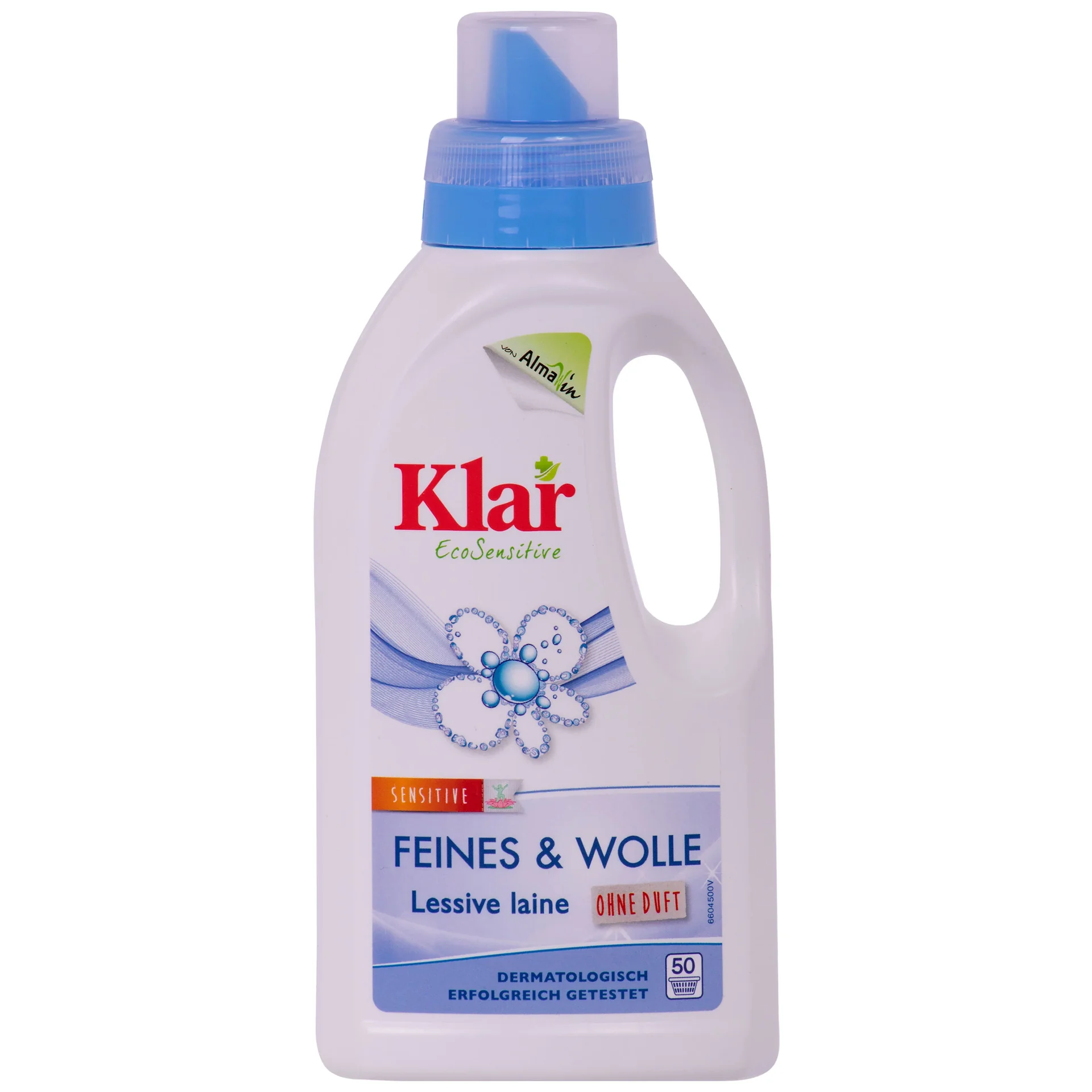 "KLAR Feines & Wolle 500 ml Waschmittel ohne Duft image"