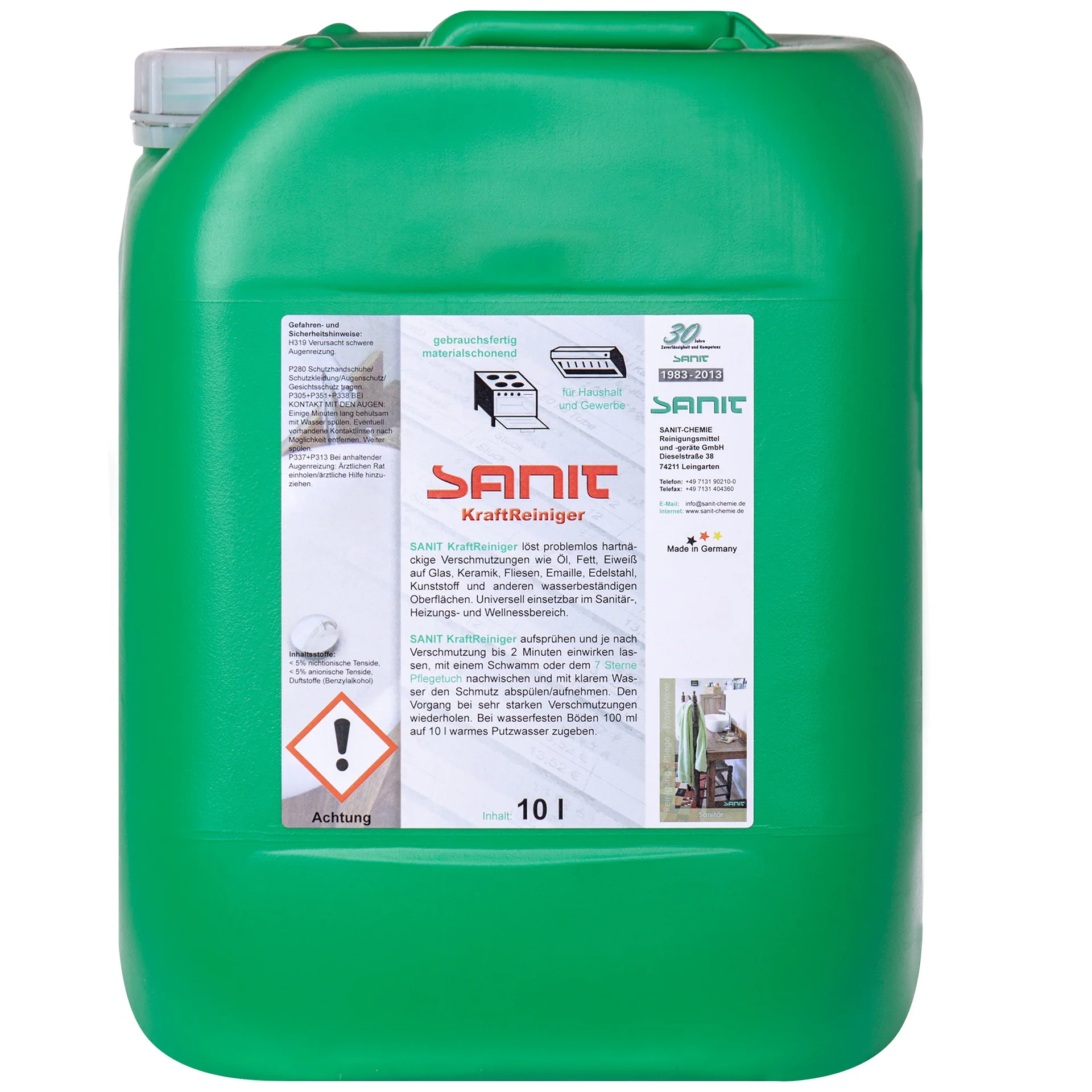 "SANIT Kraftreiniger 10 Liter image"