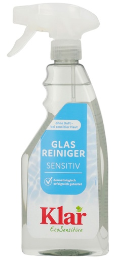 "KLAR Glas- und Oberflächenreiniger 500ml ohne Duft mit Schaumsprayer image"
