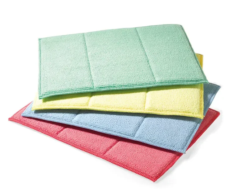 "MEGA Clean Mikrofaser Schwammtuch 17 x 23cm blau 10 Stück Packung image"