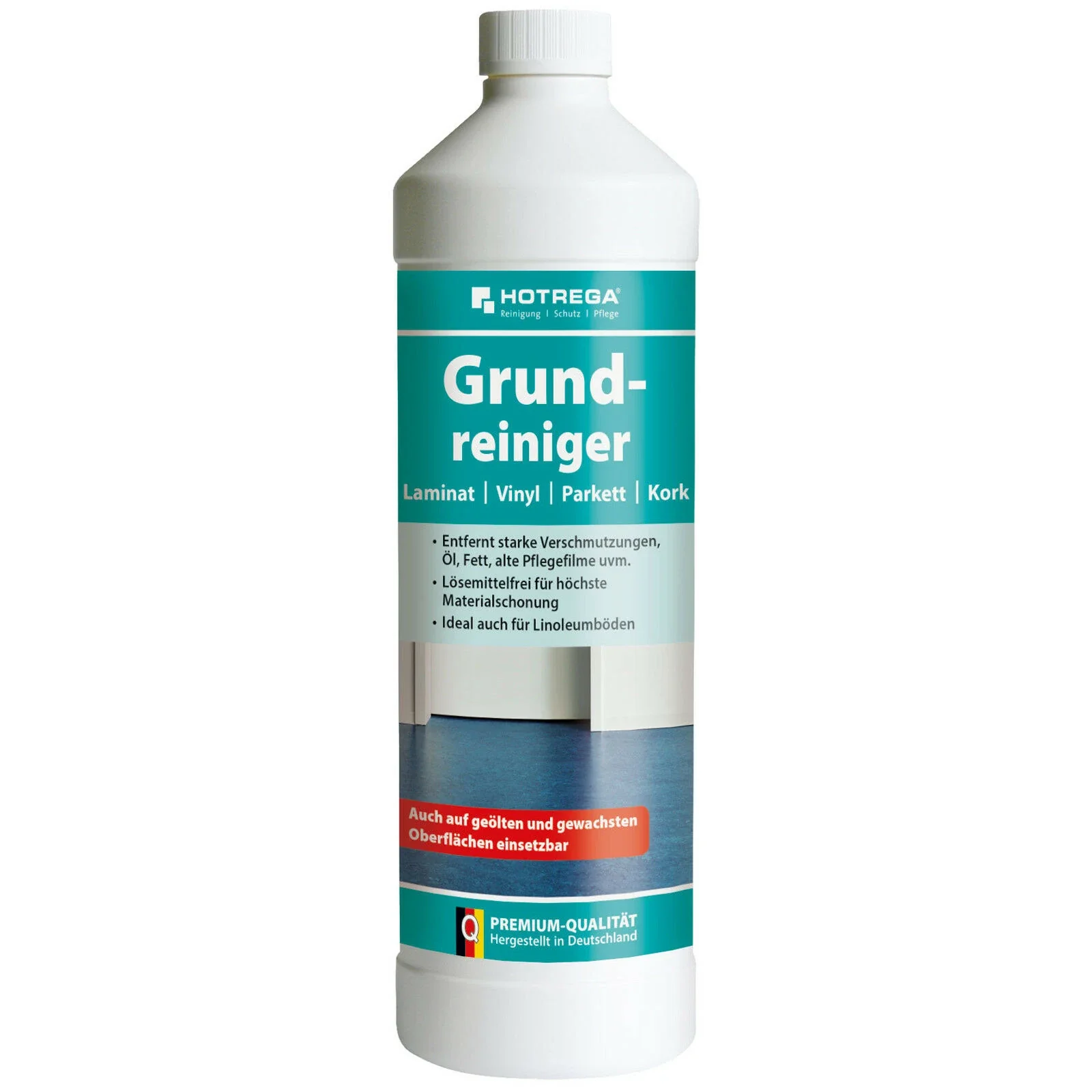 "HOTREGA Grundreiniger Laminat/Parkett/Kork/Vinyl 1 Liter image"