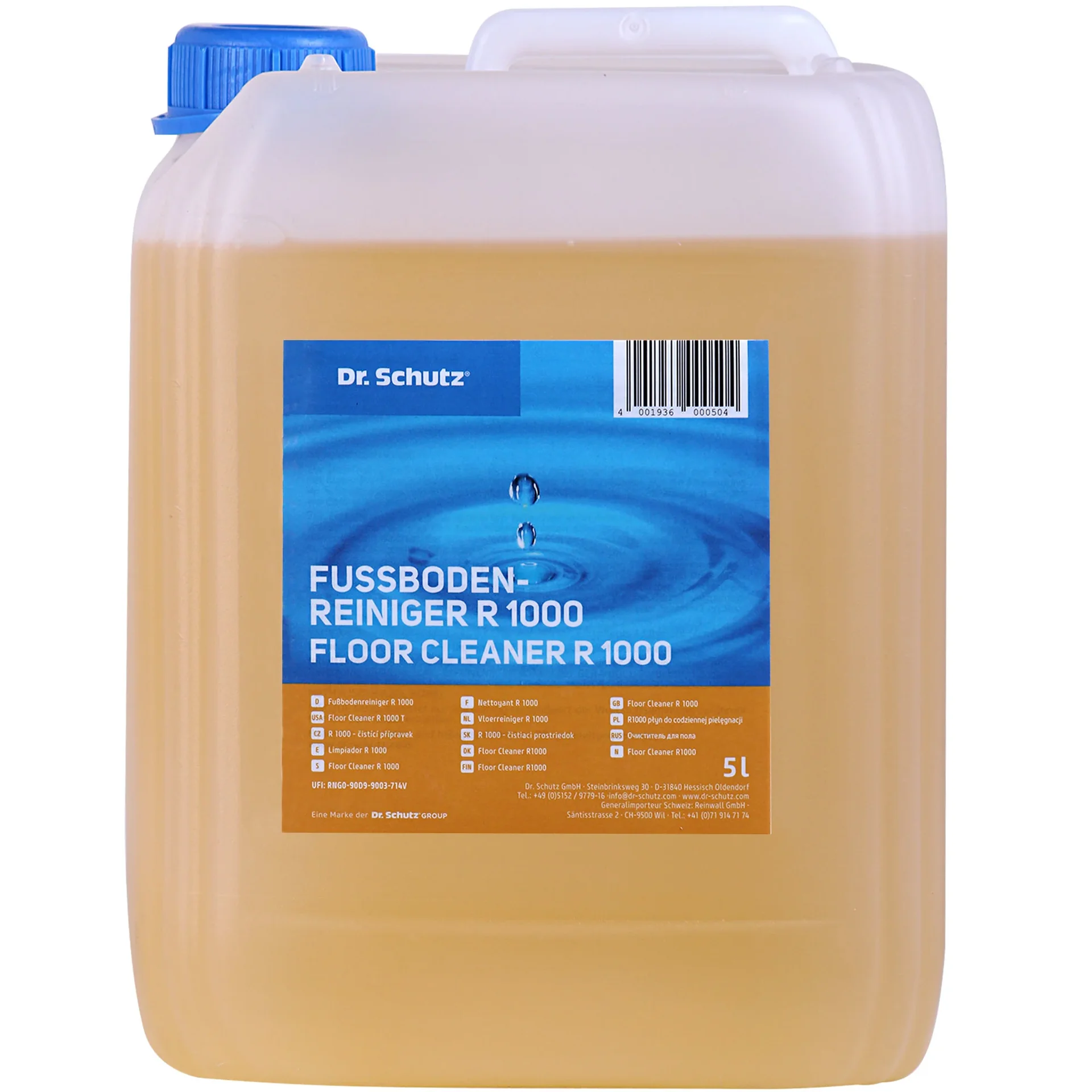 "DR. SCHUTZ Fußbodenreiniger R 1000 5 Liter Wischpflege für 5000m² image"