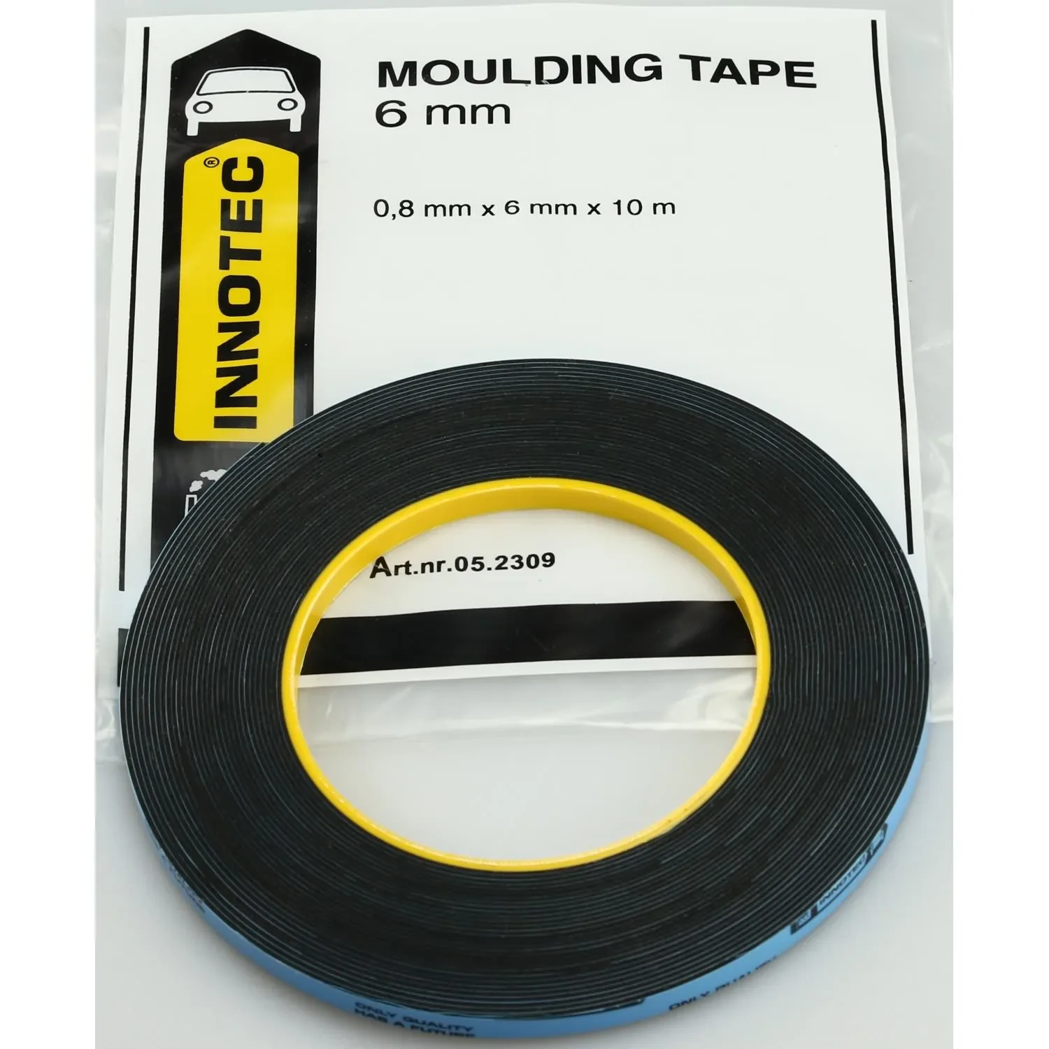 "INNOTEC Moulding Tape, 10m Rolle 6mm Doppelklebeband image"