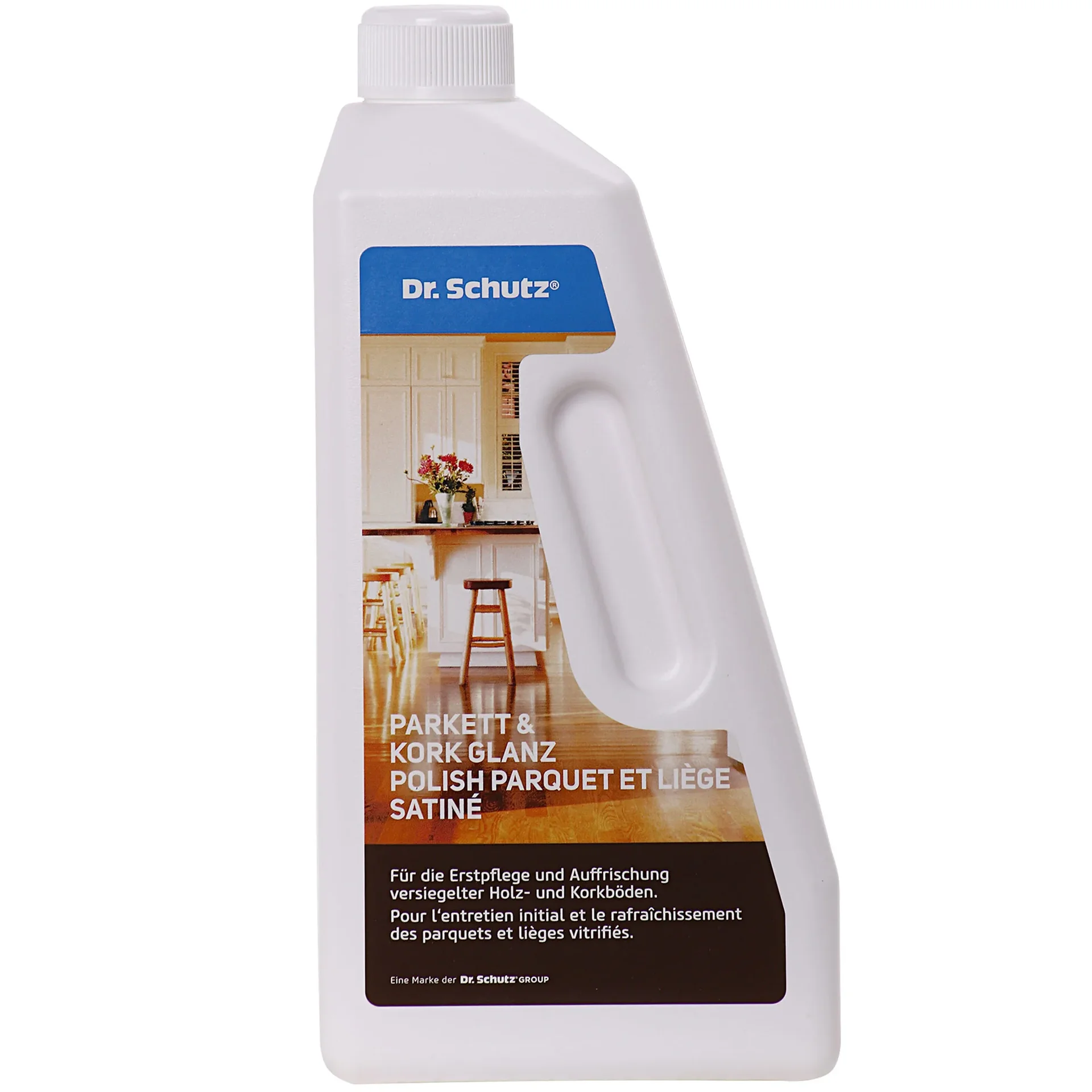 "DR. SCHUTZ Parkett & Kork Glanz 750ml reicht für ca. 30m² image"