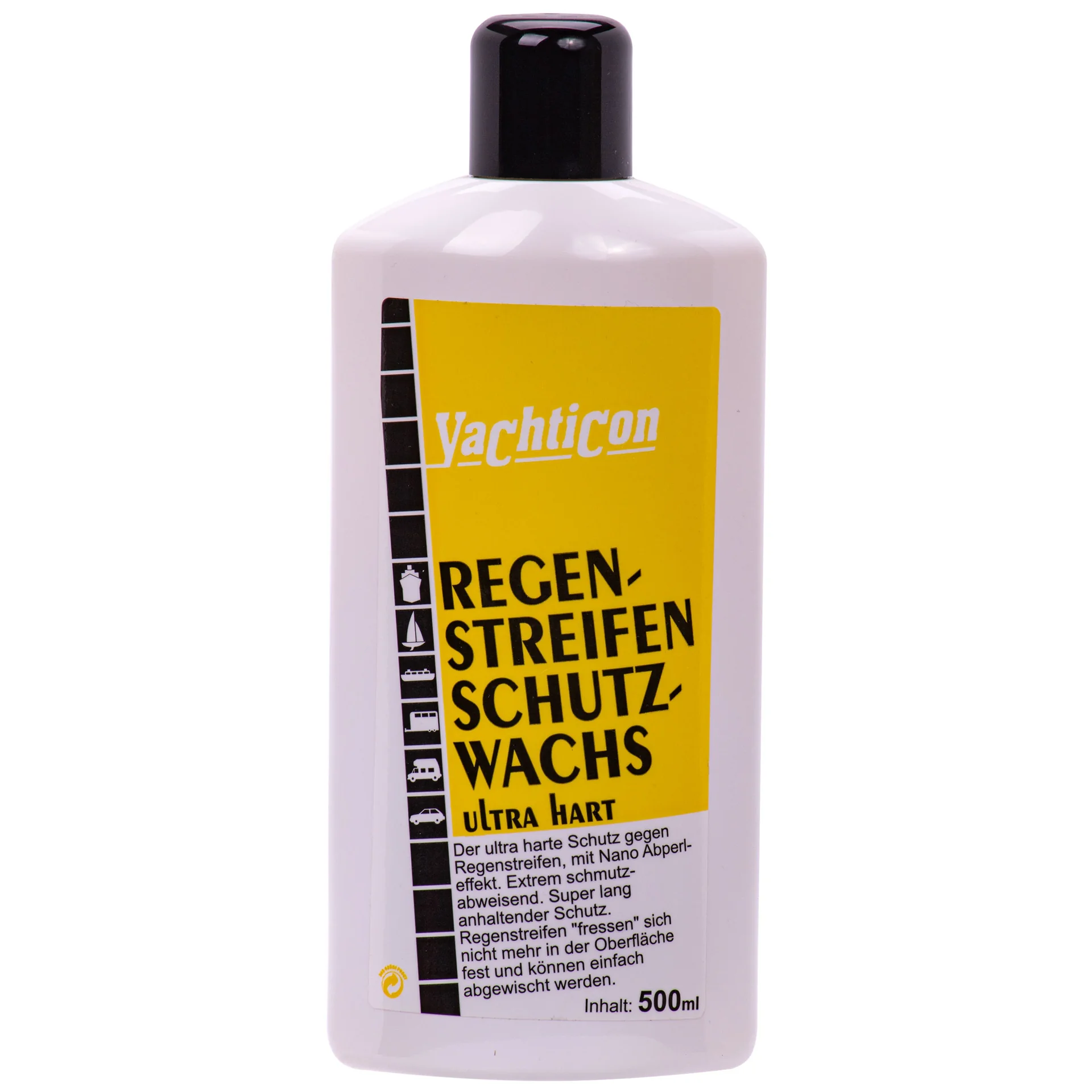"YACHTICON Regenstreifen Schutzwachs 500 ml ultra hart image"