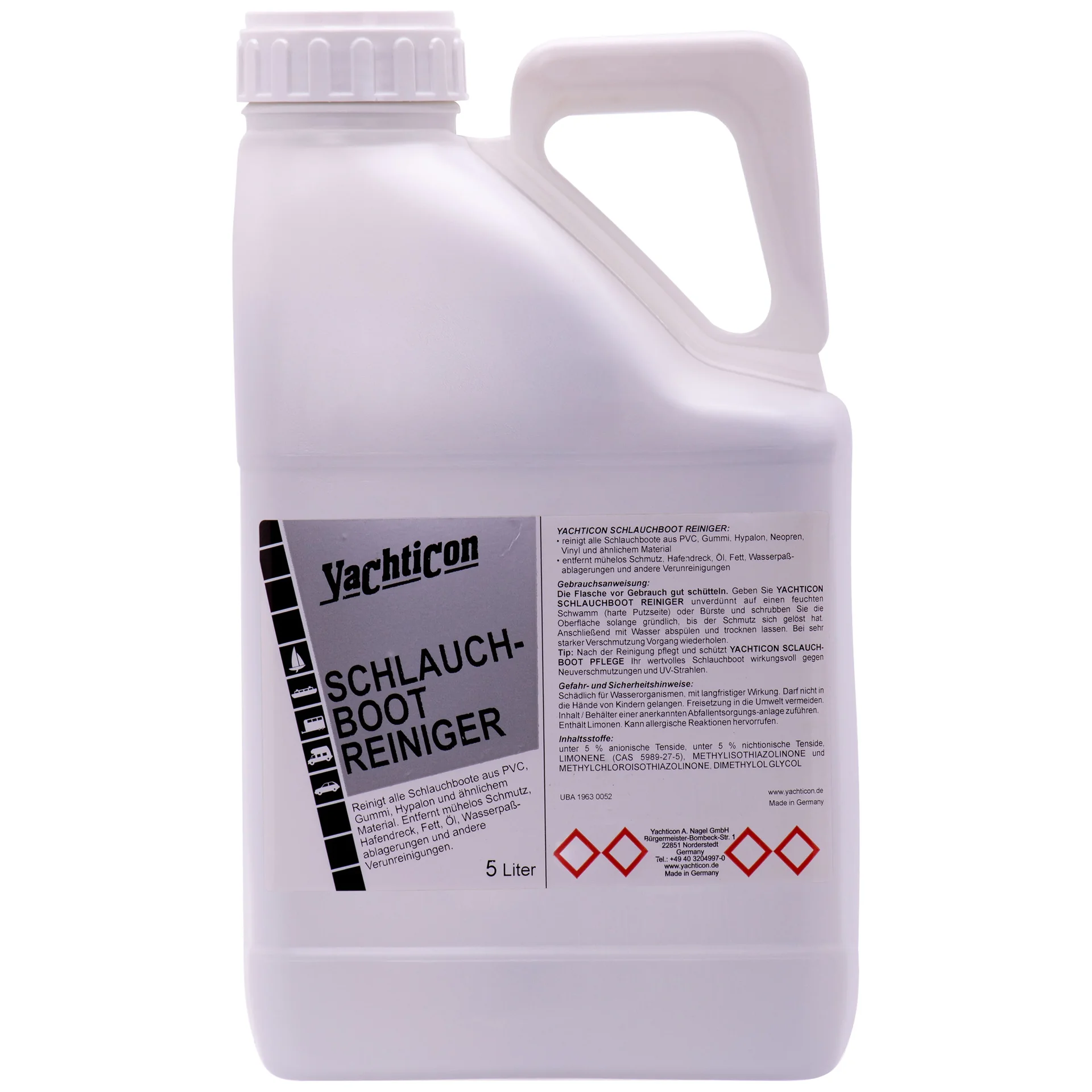 "YACHTICON Schlauchboot Reiniger 5 Liter image"