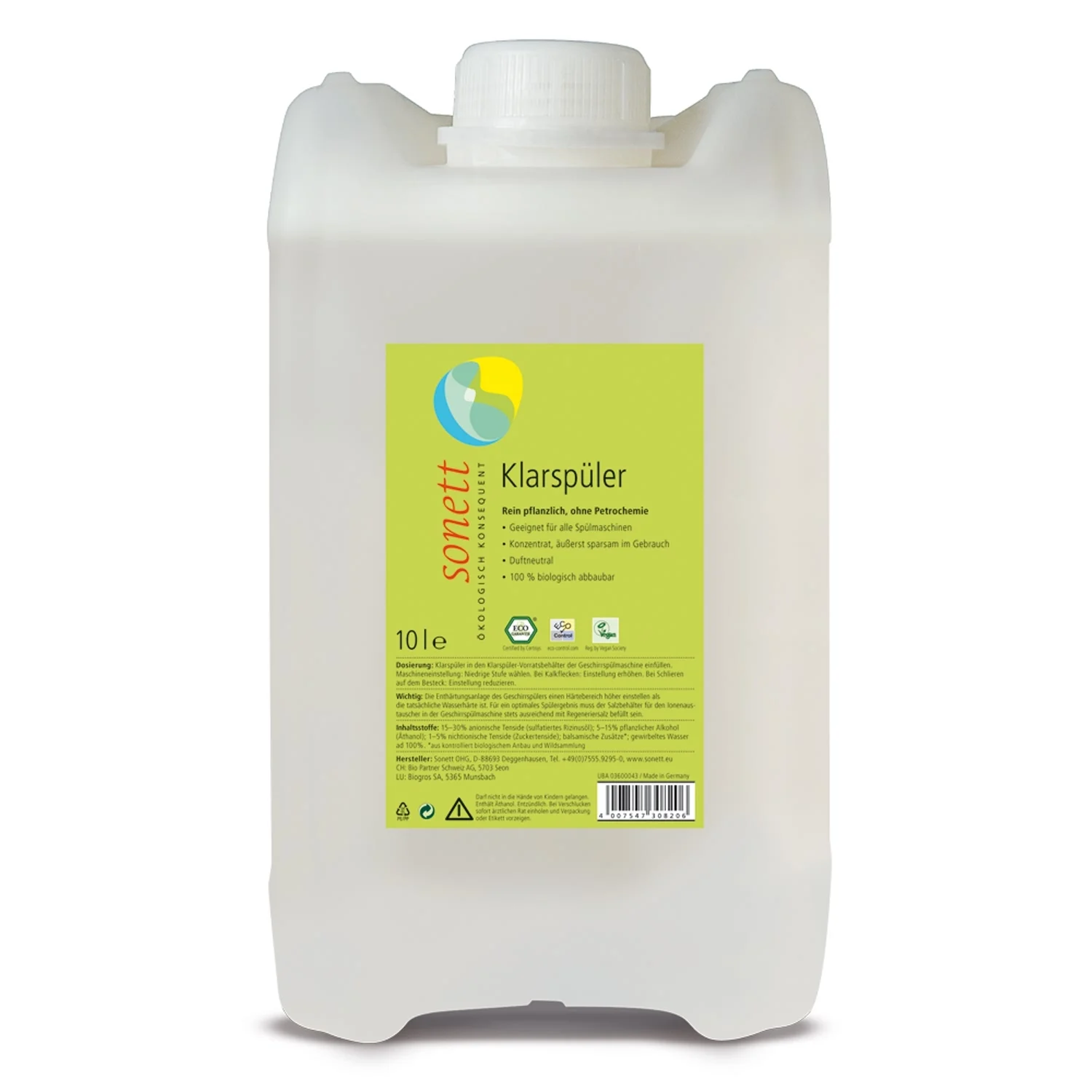 SONETT Klarspüler 10 Liter