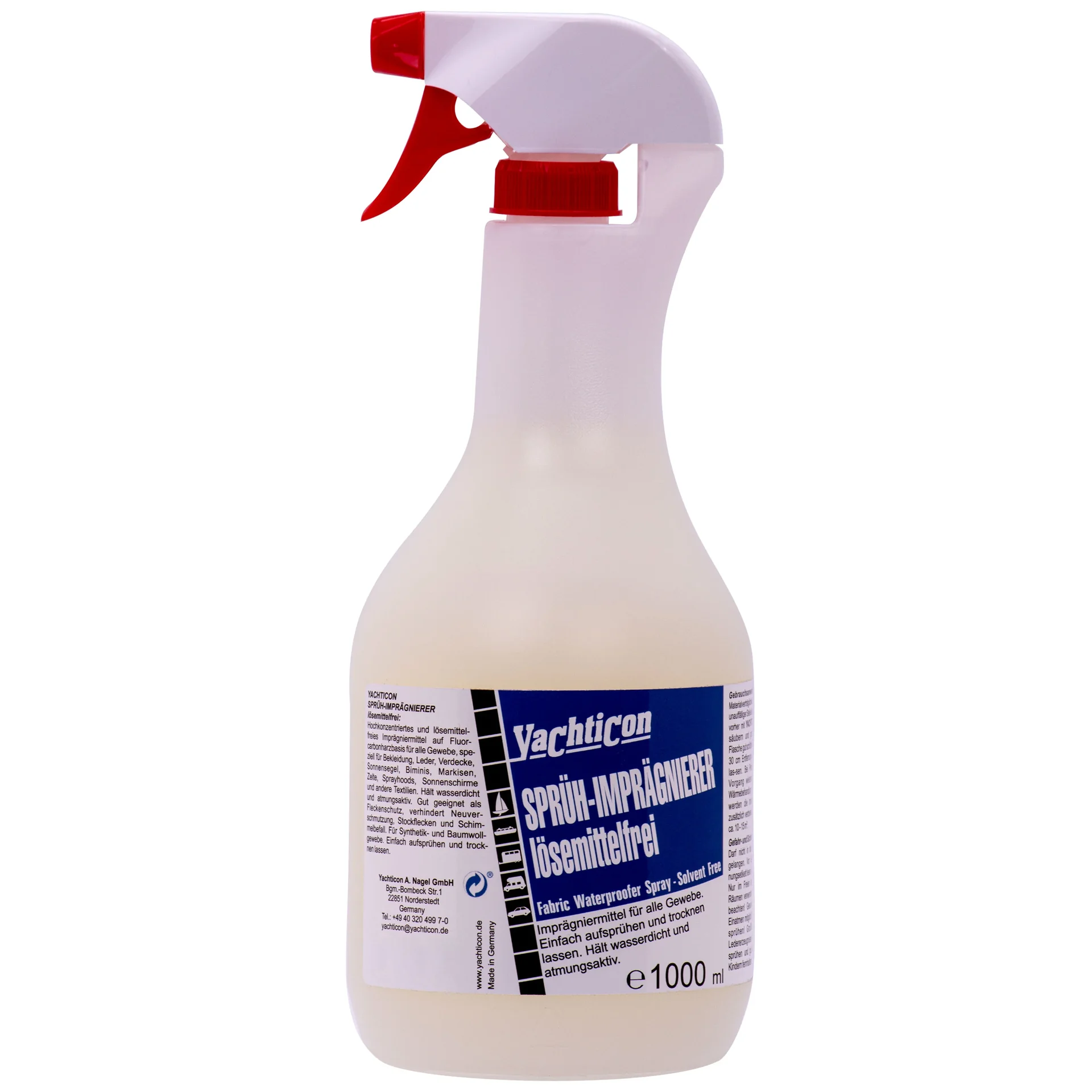 "YACHTICON Sprühimprägnierer 1000 ml lösemittelfrei image"