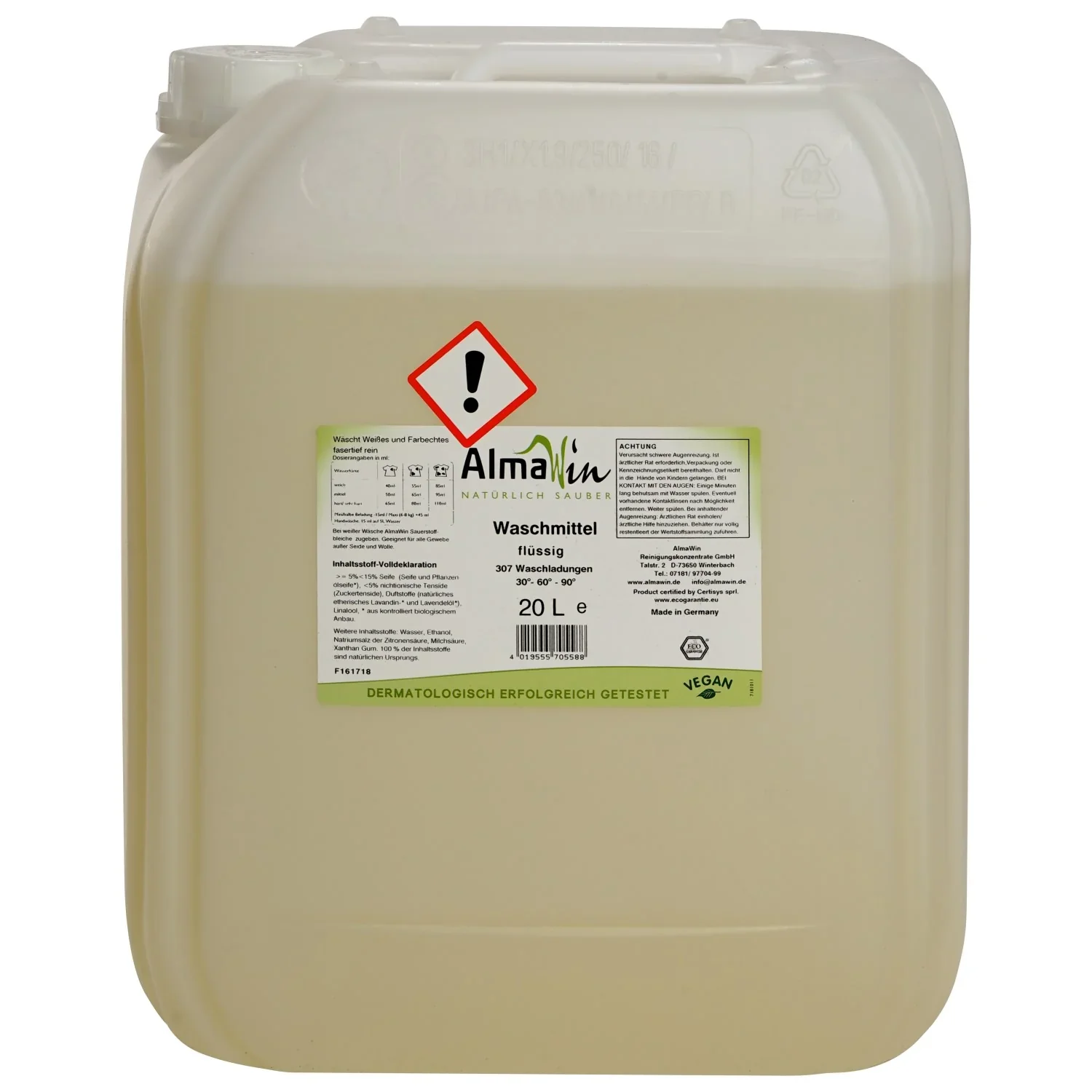 "ALMAWIN Waschmittel flüssig 20 Liter image"