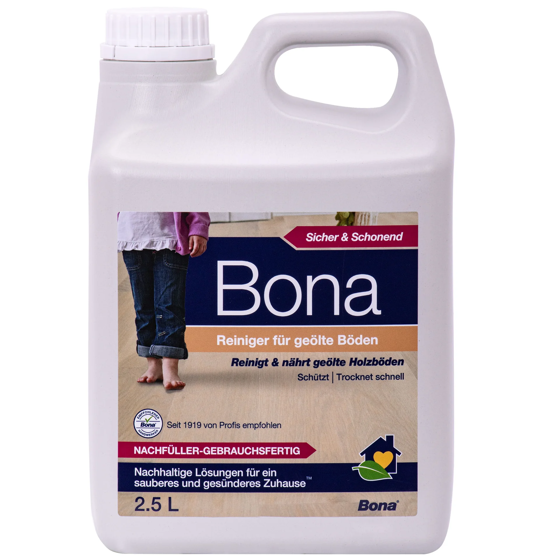 "BONA Reiniger 2,5 Liter für geölte Böden NF-Kanister f. Spray Mopp image"
