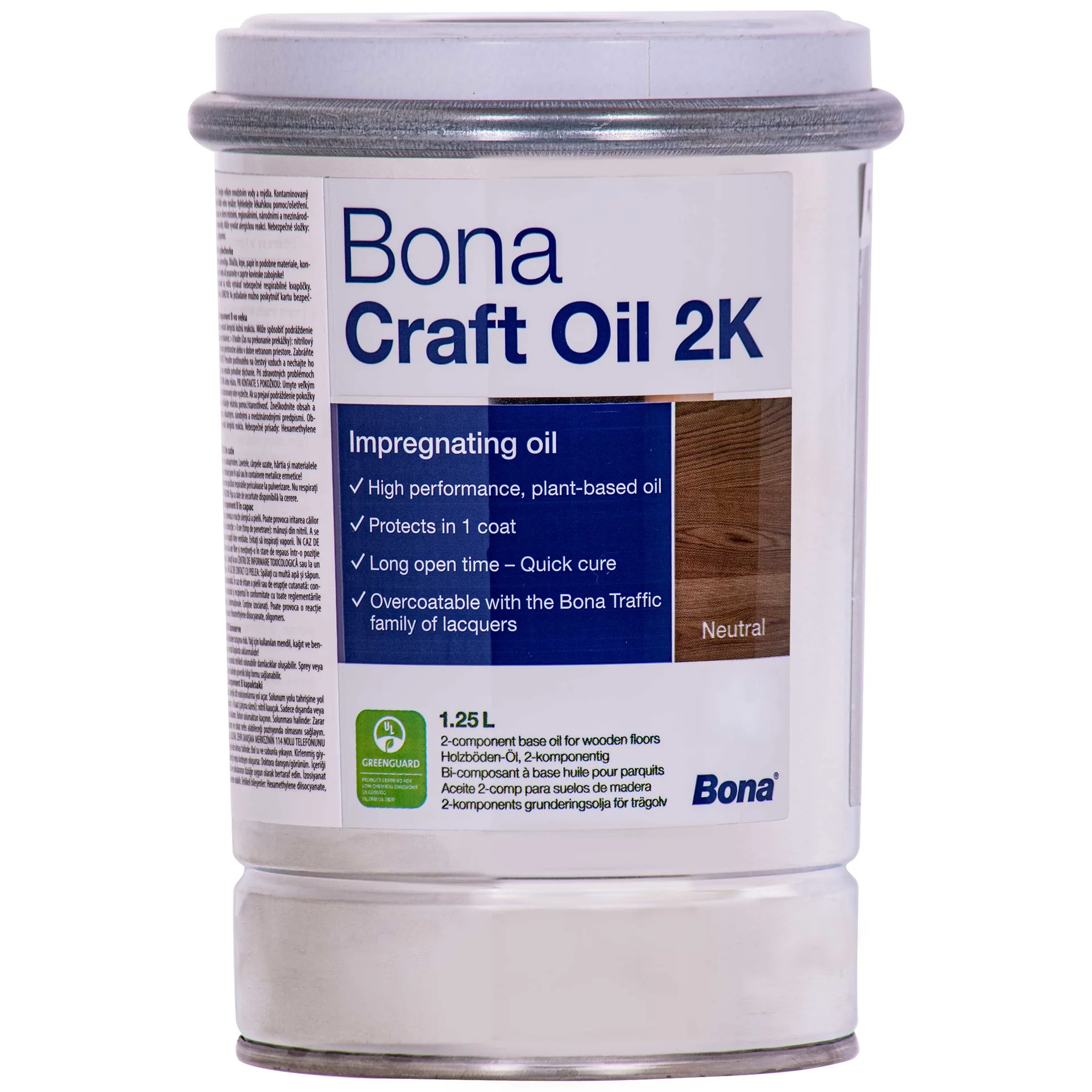 "BONA Craft Oil 2K Neutral 1,25 Liter image"