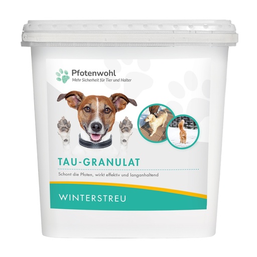 "HOTREGA Tau-Granulat Pfotenwohl 5 kg Winterstreu á 48 Stück = 240 Kg 1/2 Palette image"
