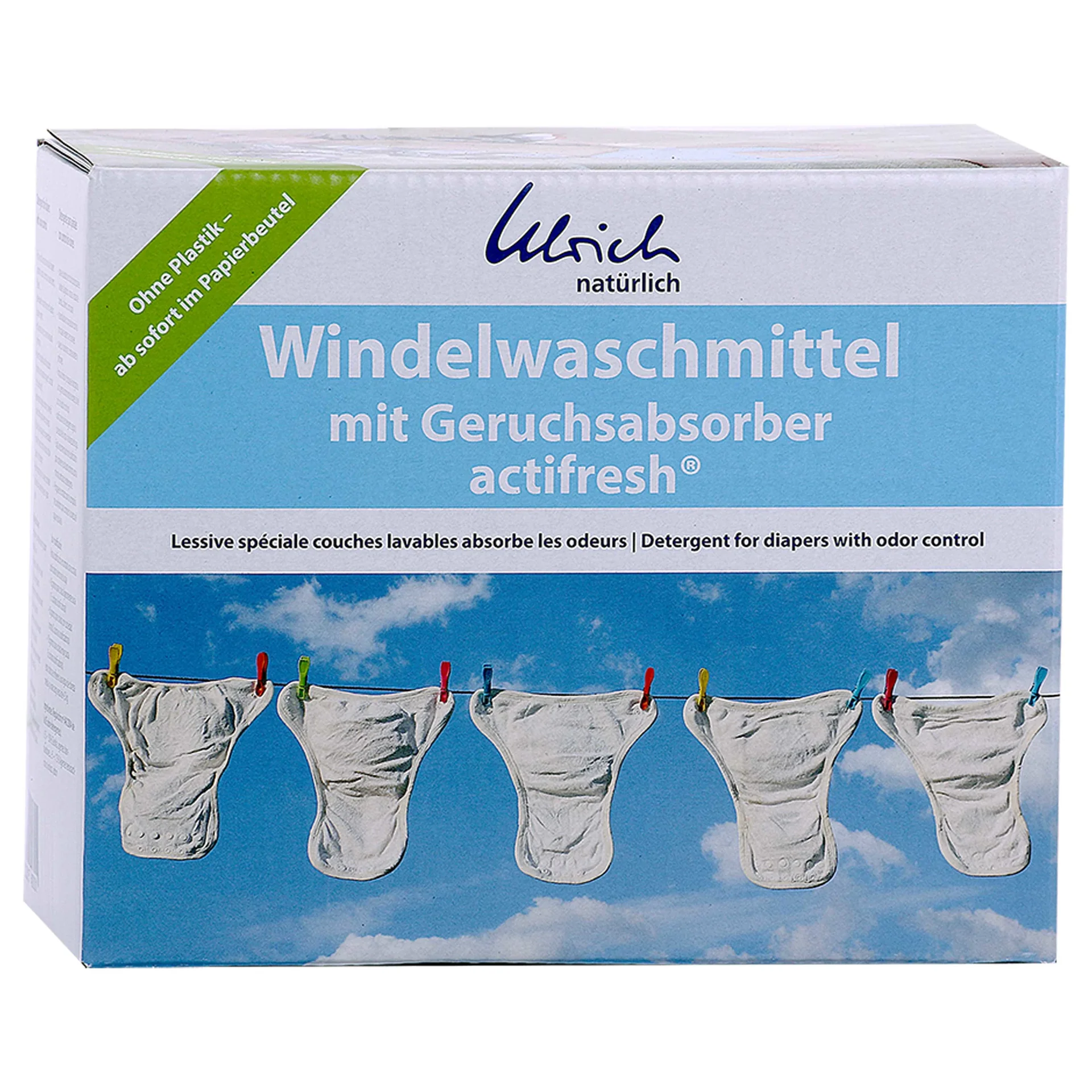 "ULRICH natürlich Windelwaschmittel 2 kg Pulver image"