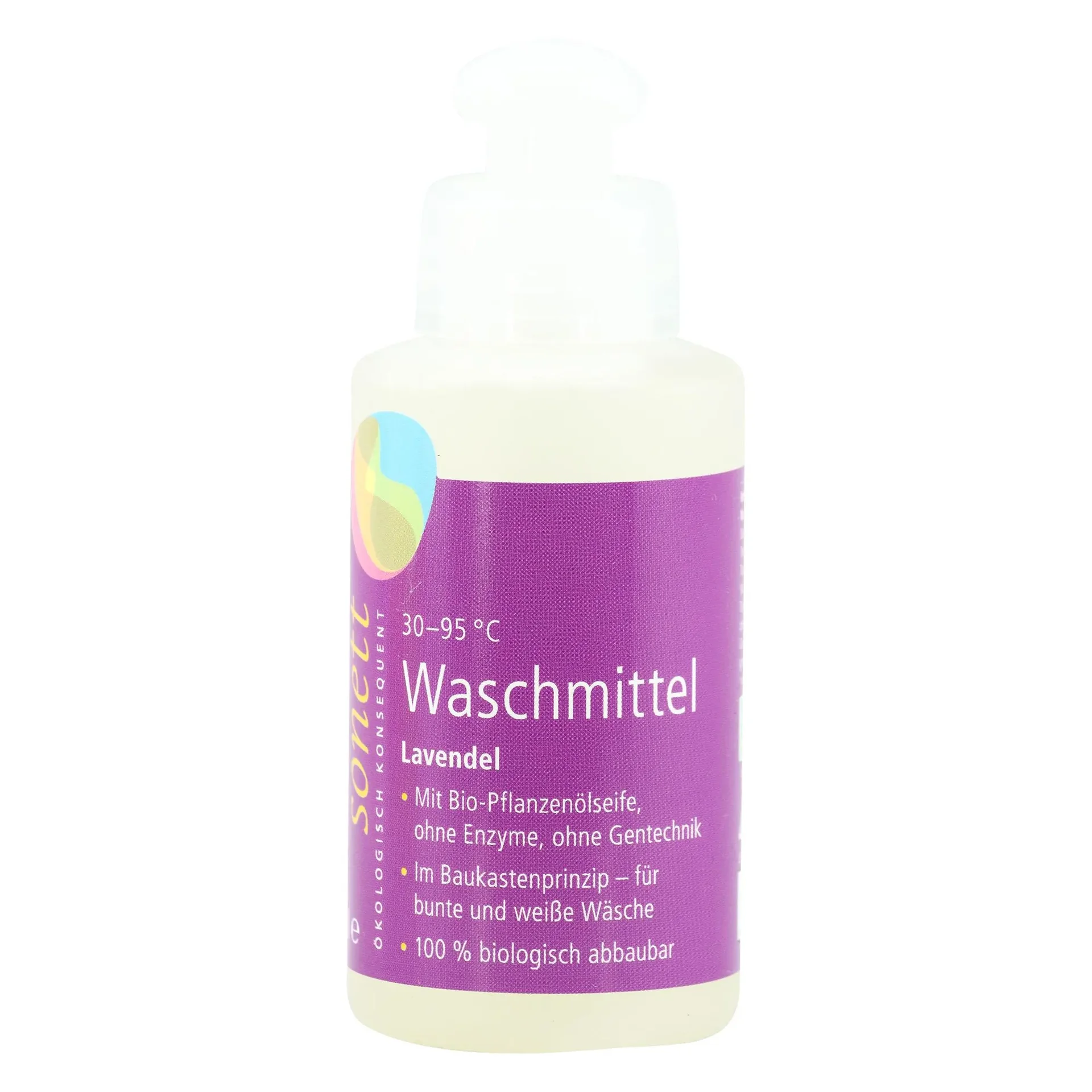 "SONETT Waschmittel flüssig Lavendel 120 ml Probiergröße image"