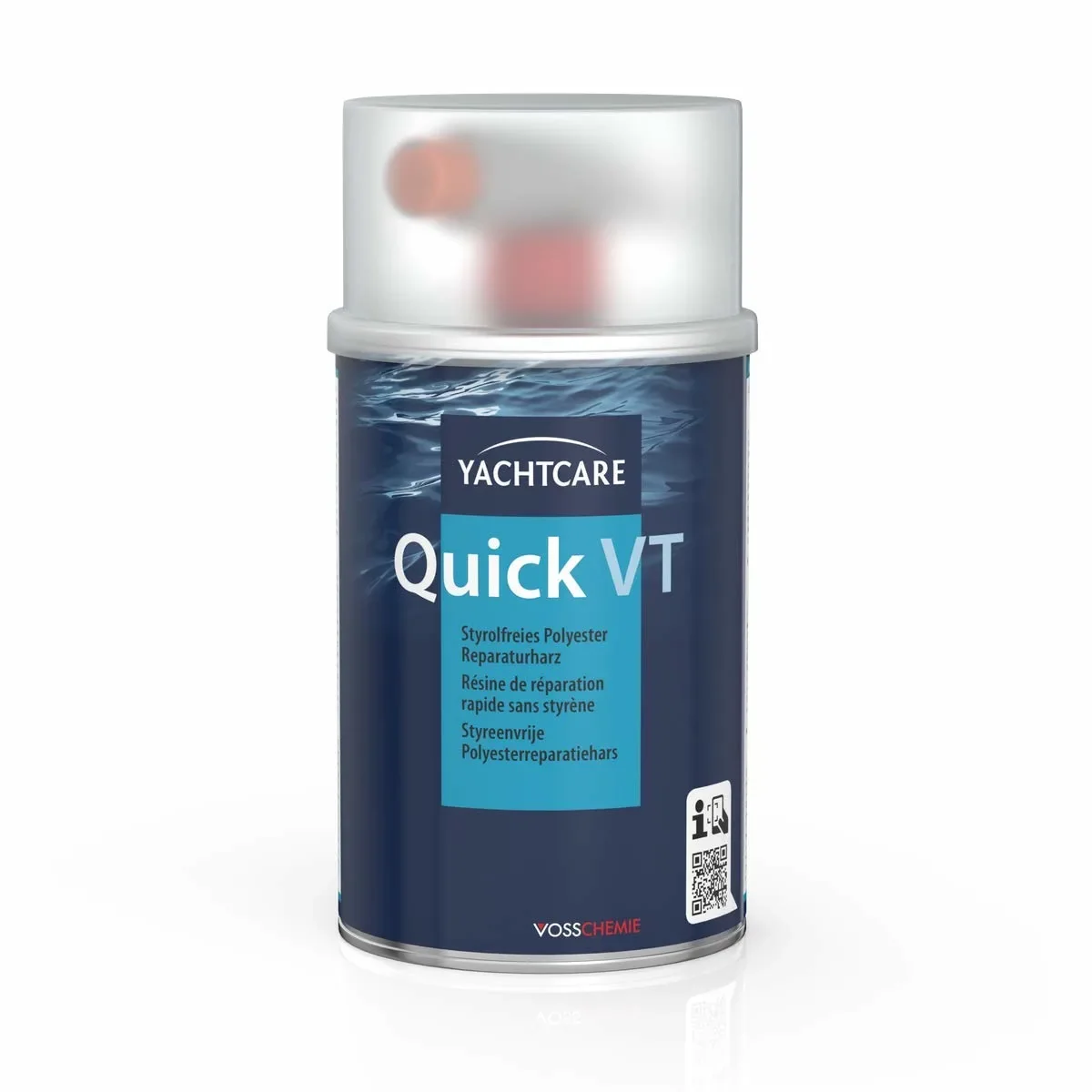 "YACHTCARE Quick VT 1 kg Styrolfreies Polyester Reparaturharz incl. Härter image"