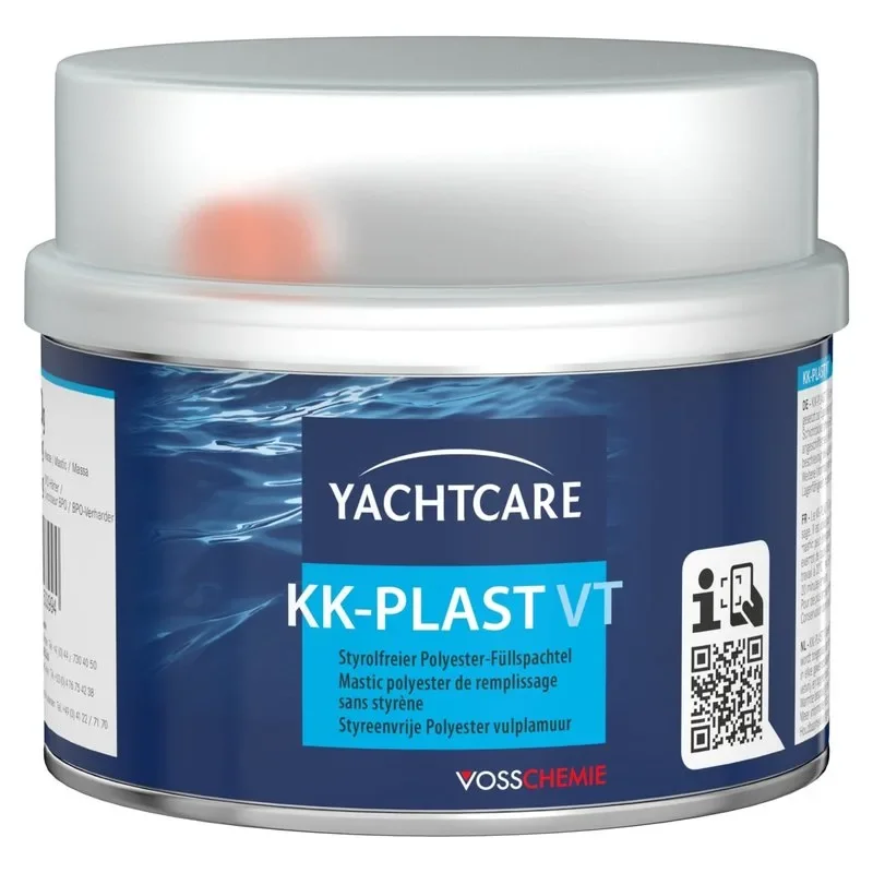 "YACHTCARE KK-Plast VT Füllspachtel Polyesterspachtel grau 250 g image"