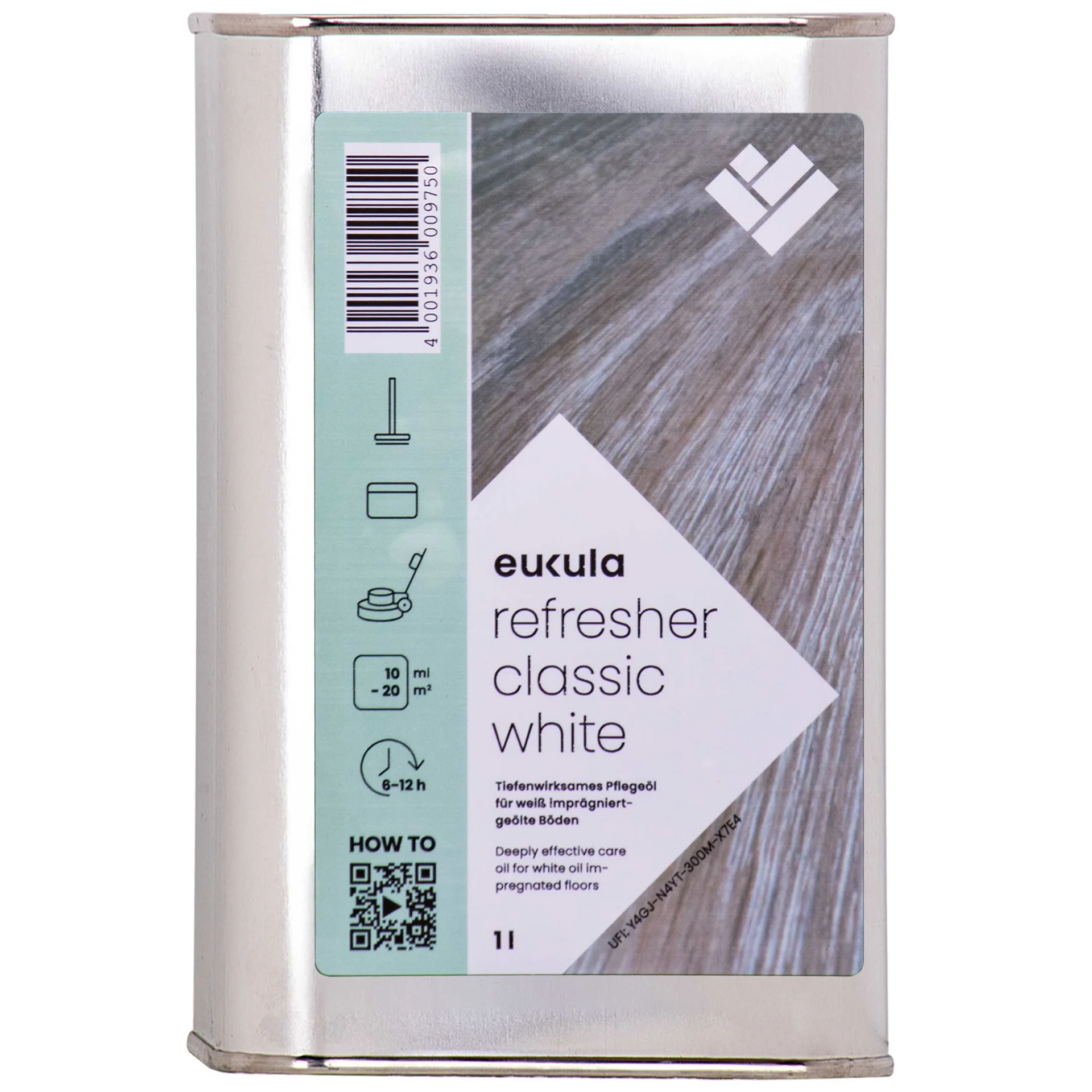 "eukula refresher classic weiß 1 Liter image"