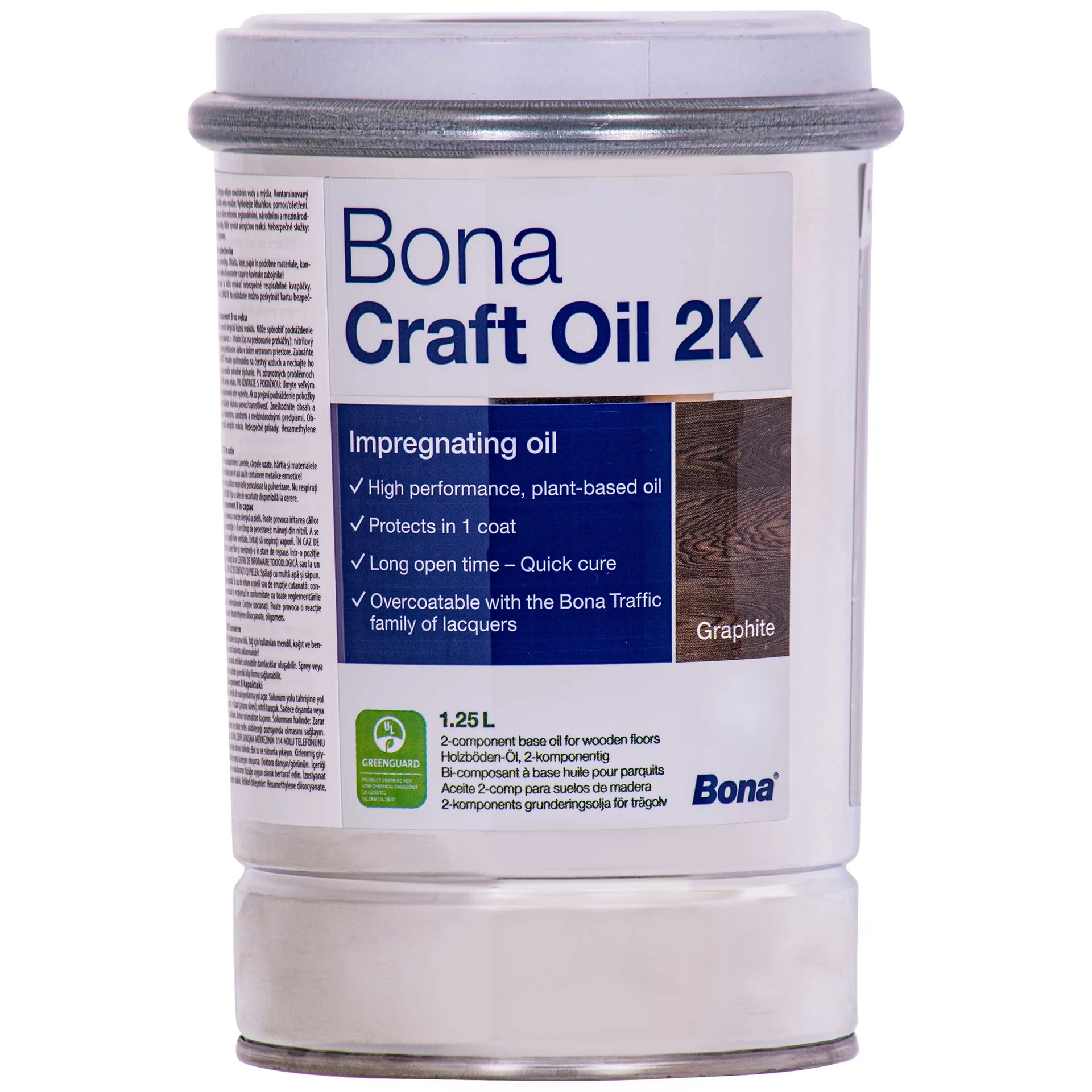 "BONA Craft Oil 2K Graphite 1,25 Liter schwarz image"