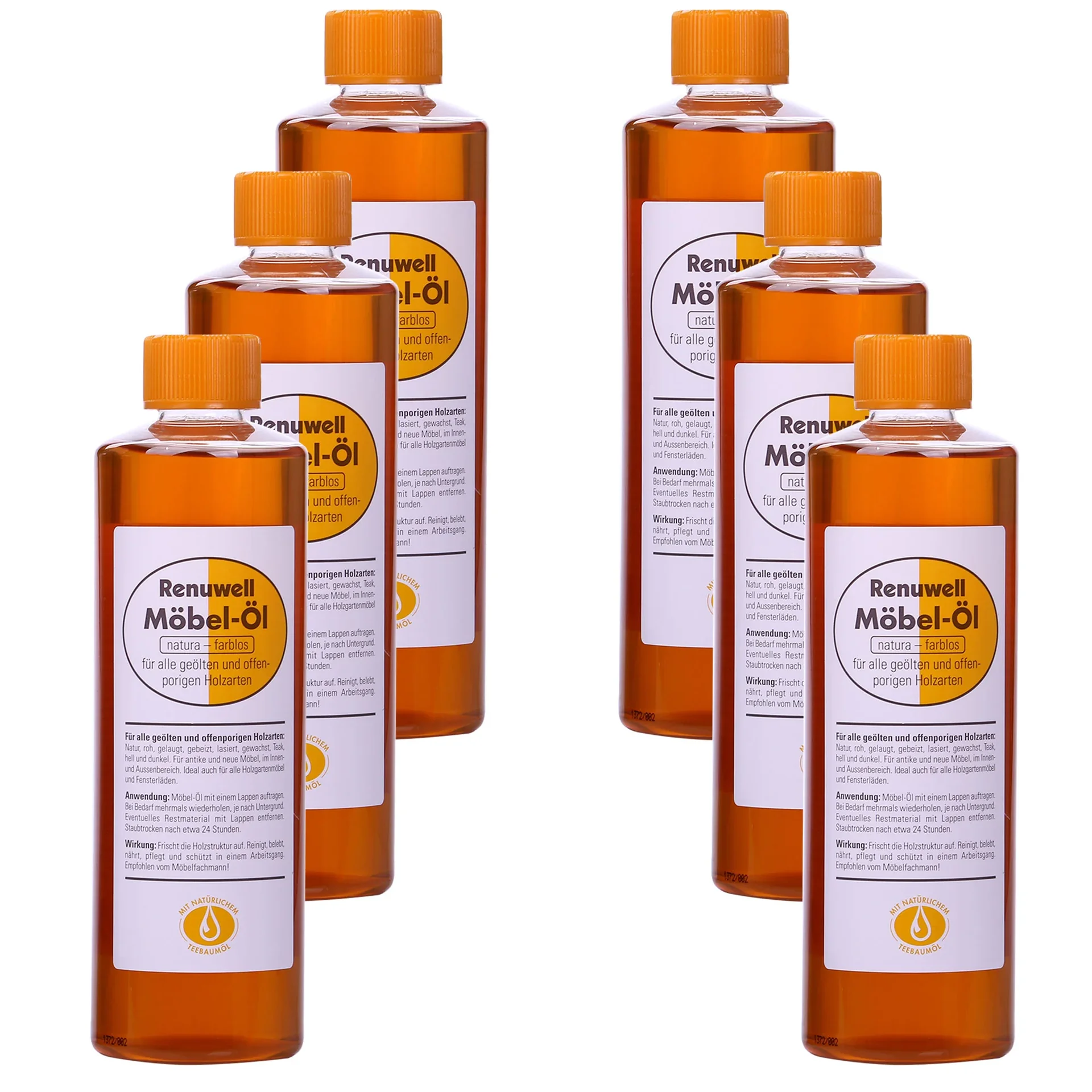"RENUWELL Möbel Öl 500 ml x 6 Flaschen image"